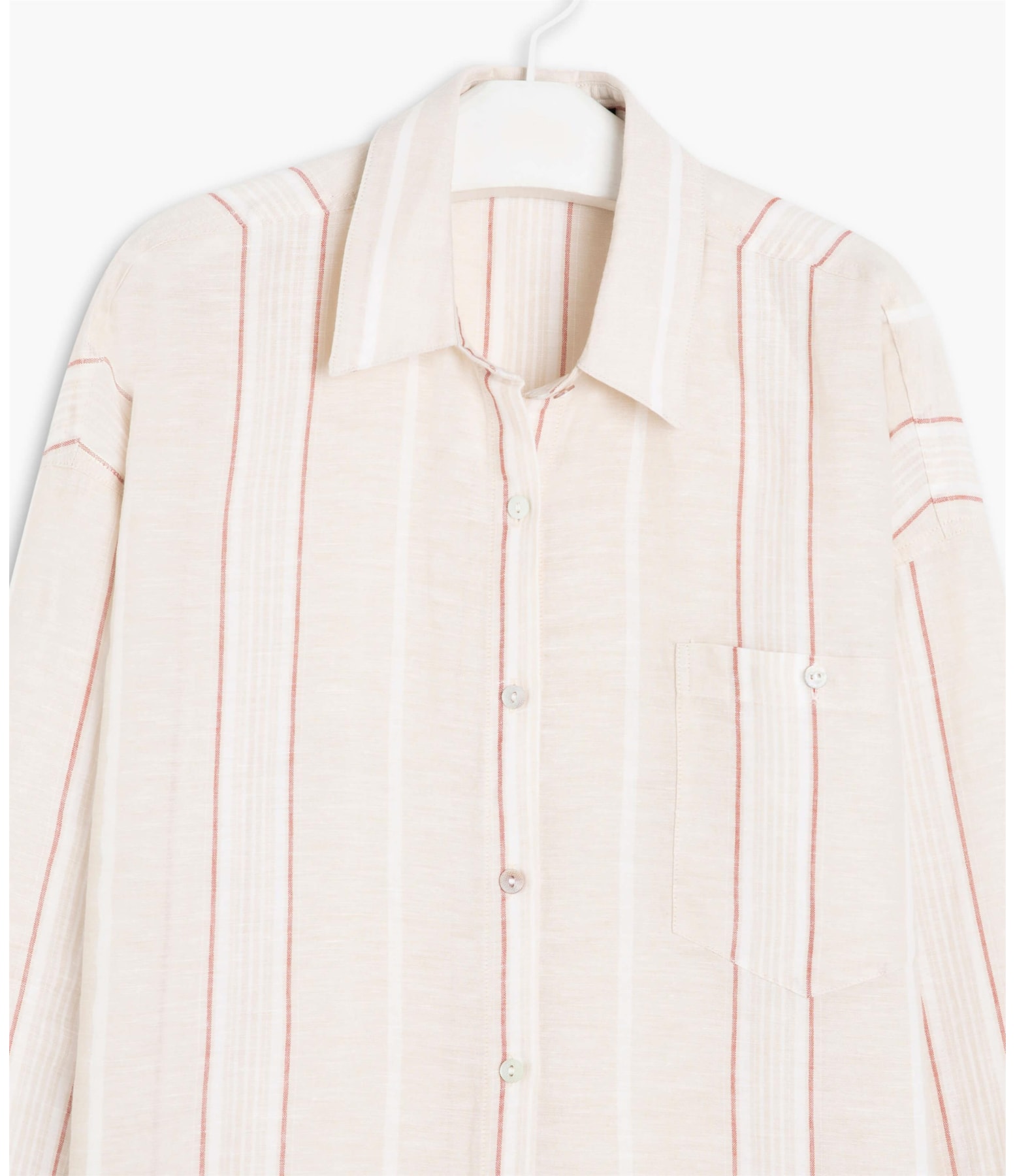 Camisa Linho  Tulipa Natural