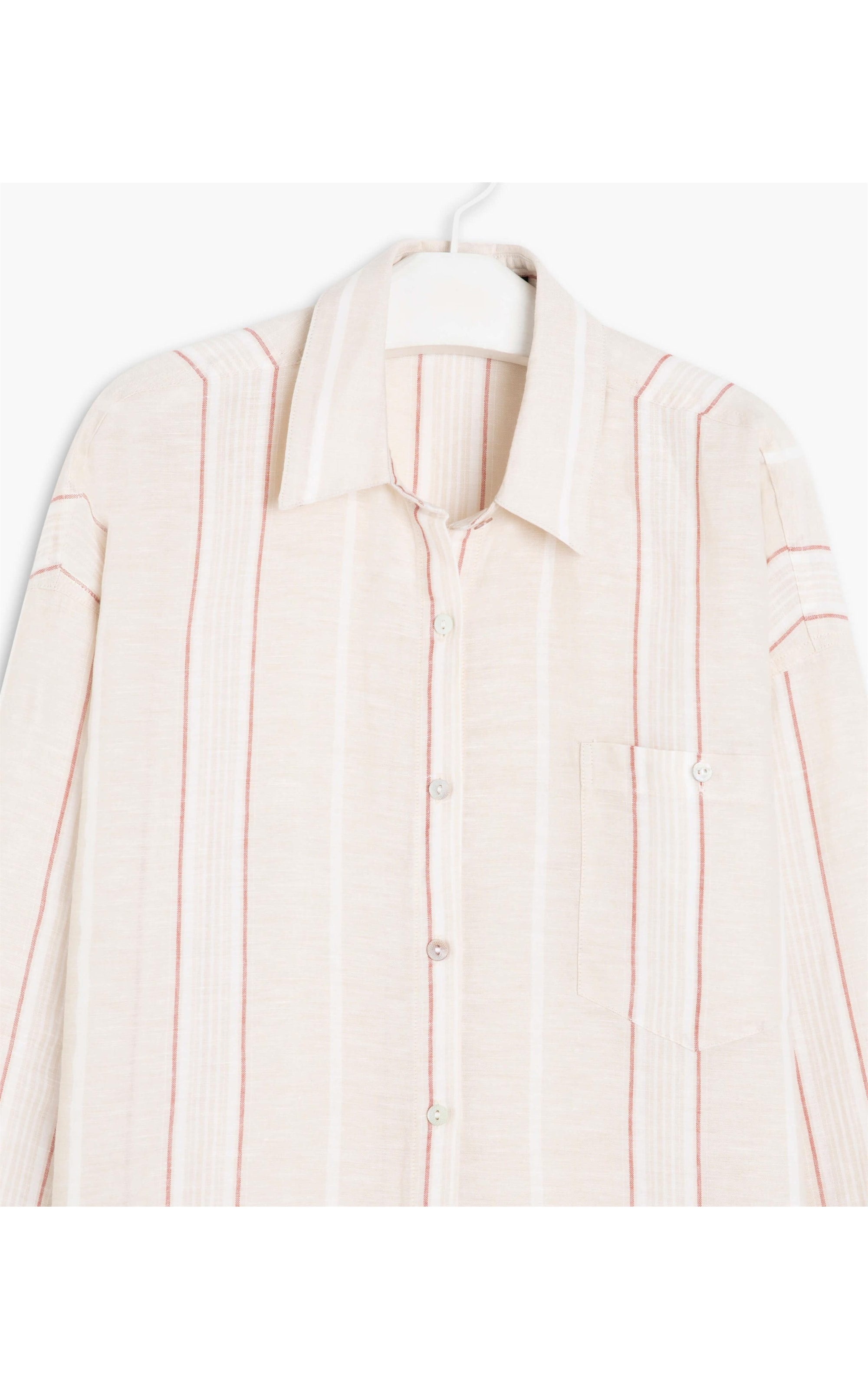 Camisa Linho  Tulipa Natural