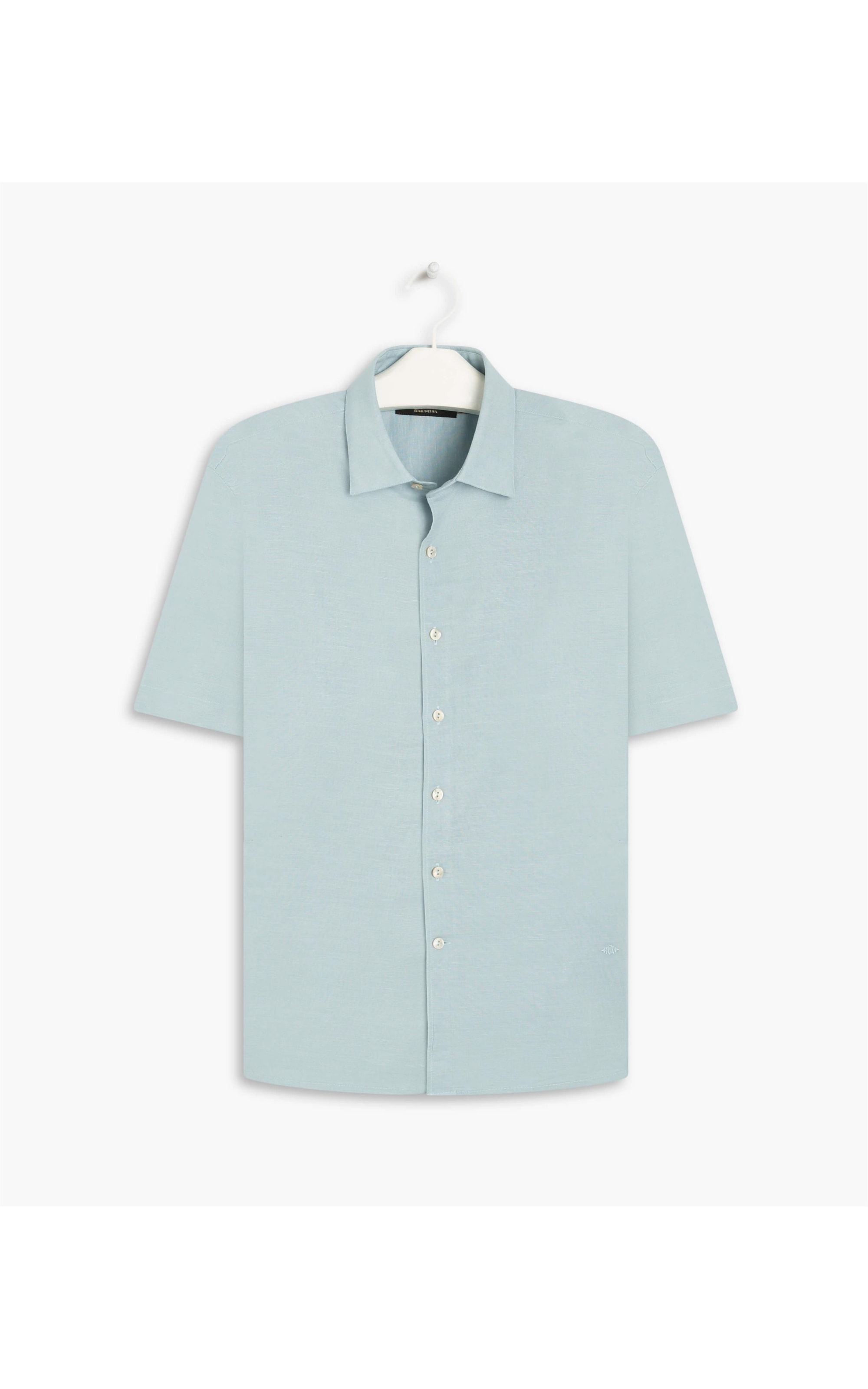 Camisa Linho  Uni Azul Claro