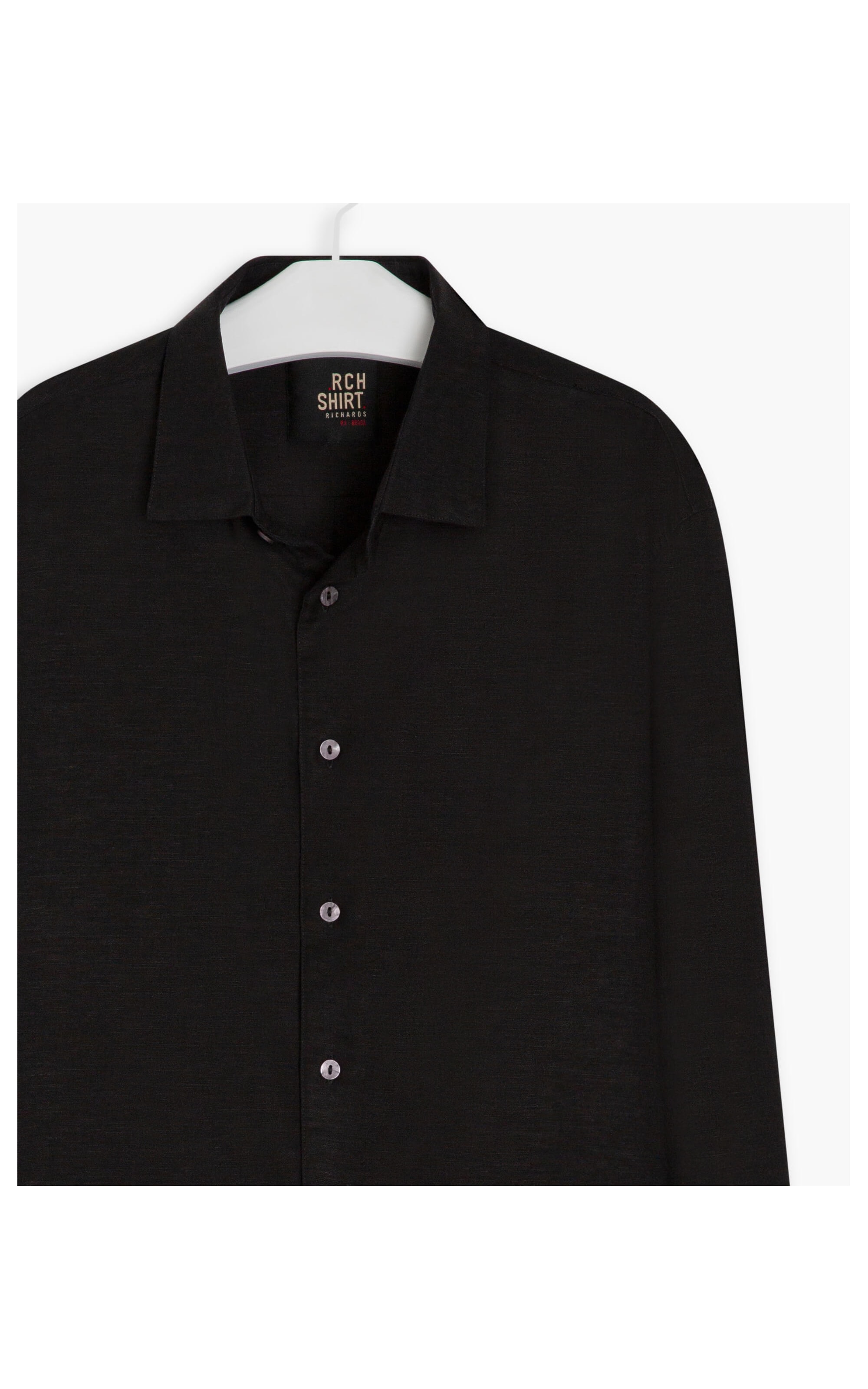 Camisa Linho  Uni Ml Masculino Preto