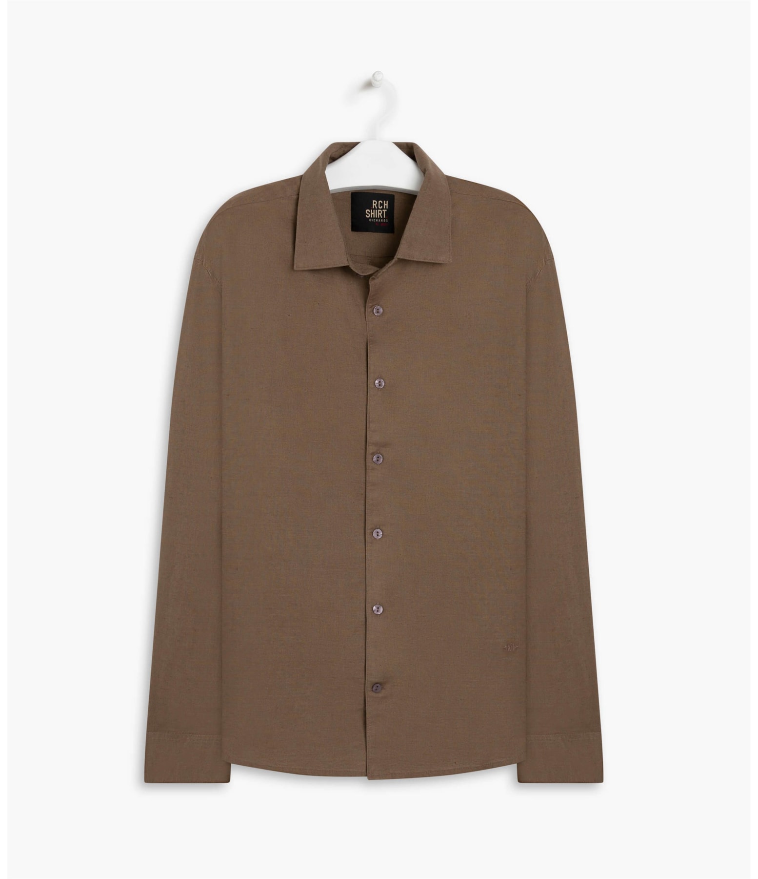 Camisa Linho  Uni Ml Masculino Tabaco