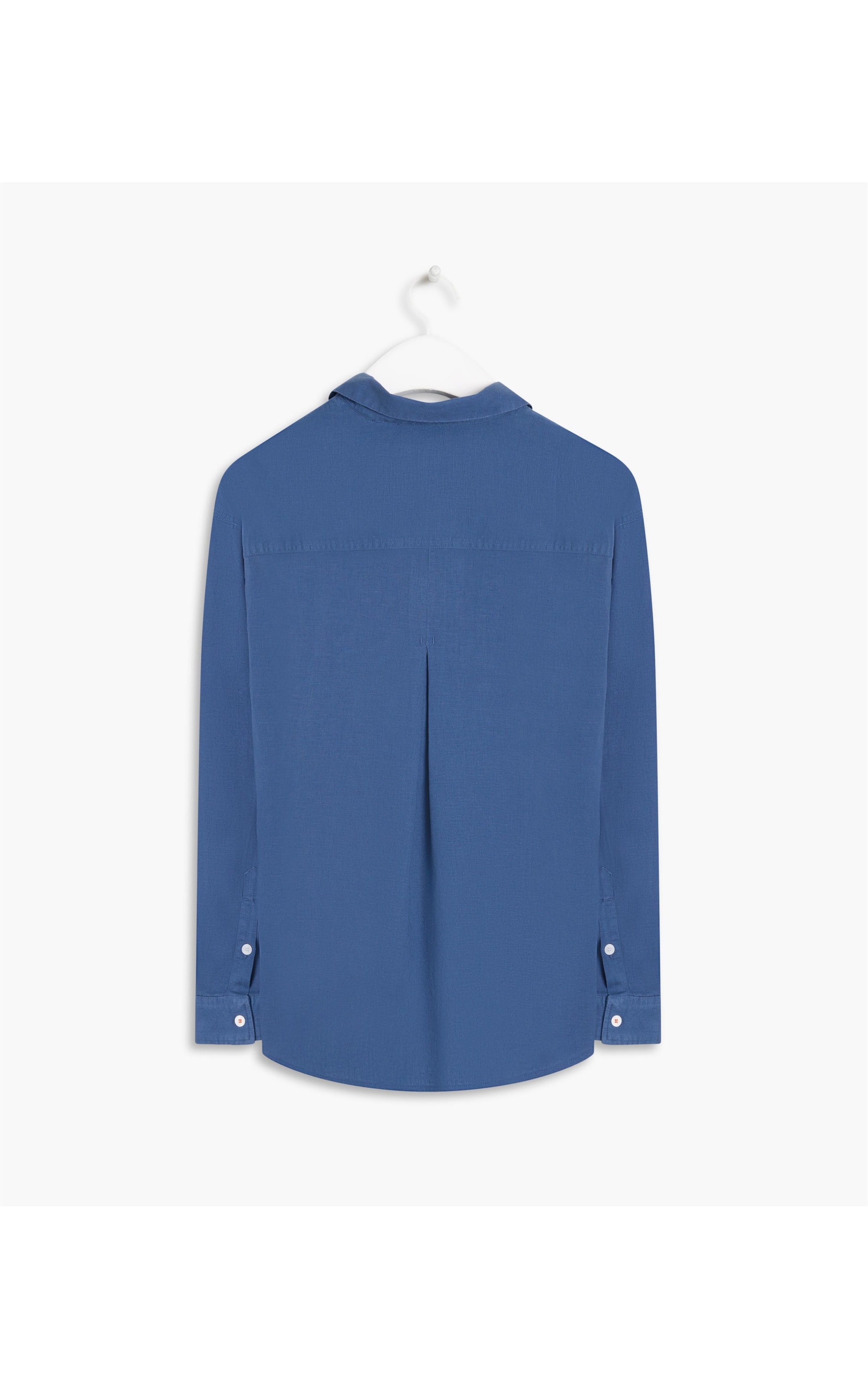 Camisa Linho  Veros Azul Pervante