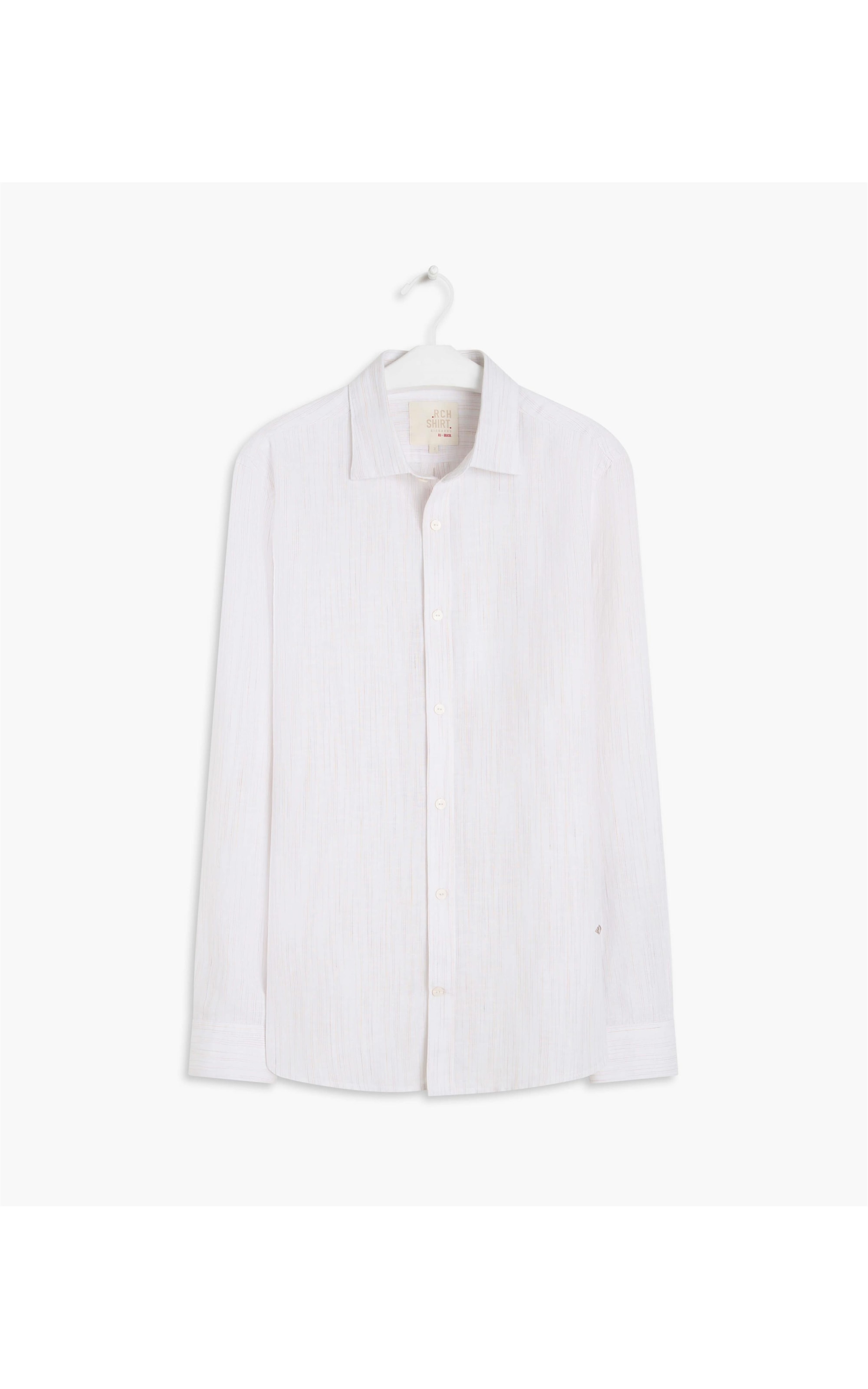 Camisa Linho  Victor Listrada Ml Caqui