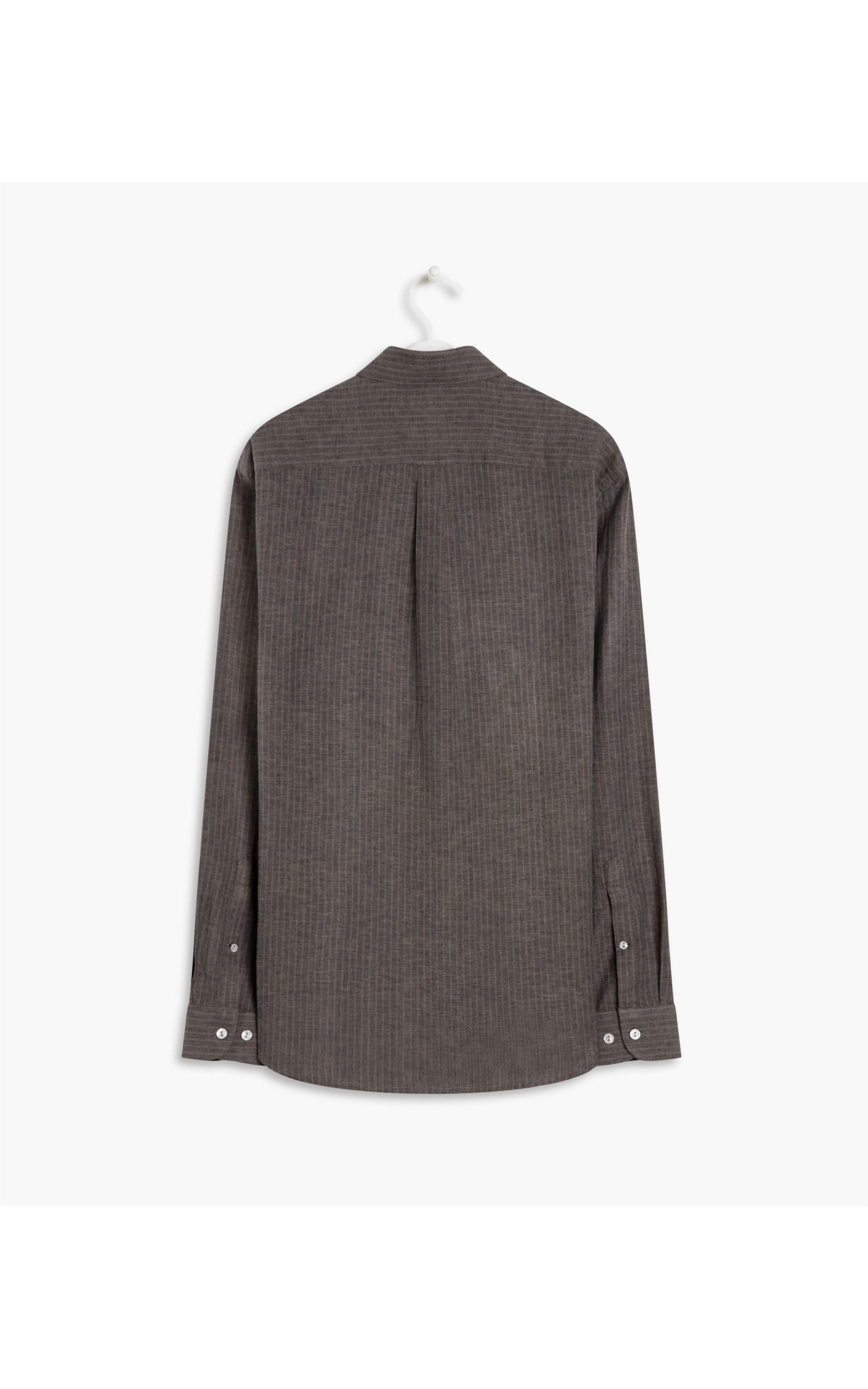 Camisa Linho  Victor Listrada Ml Tabaco