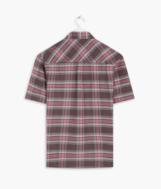 Camisa Linho  Vinicius Marrom