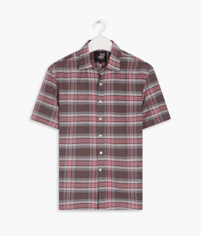 Camisa Linho  Vinicius Marrom