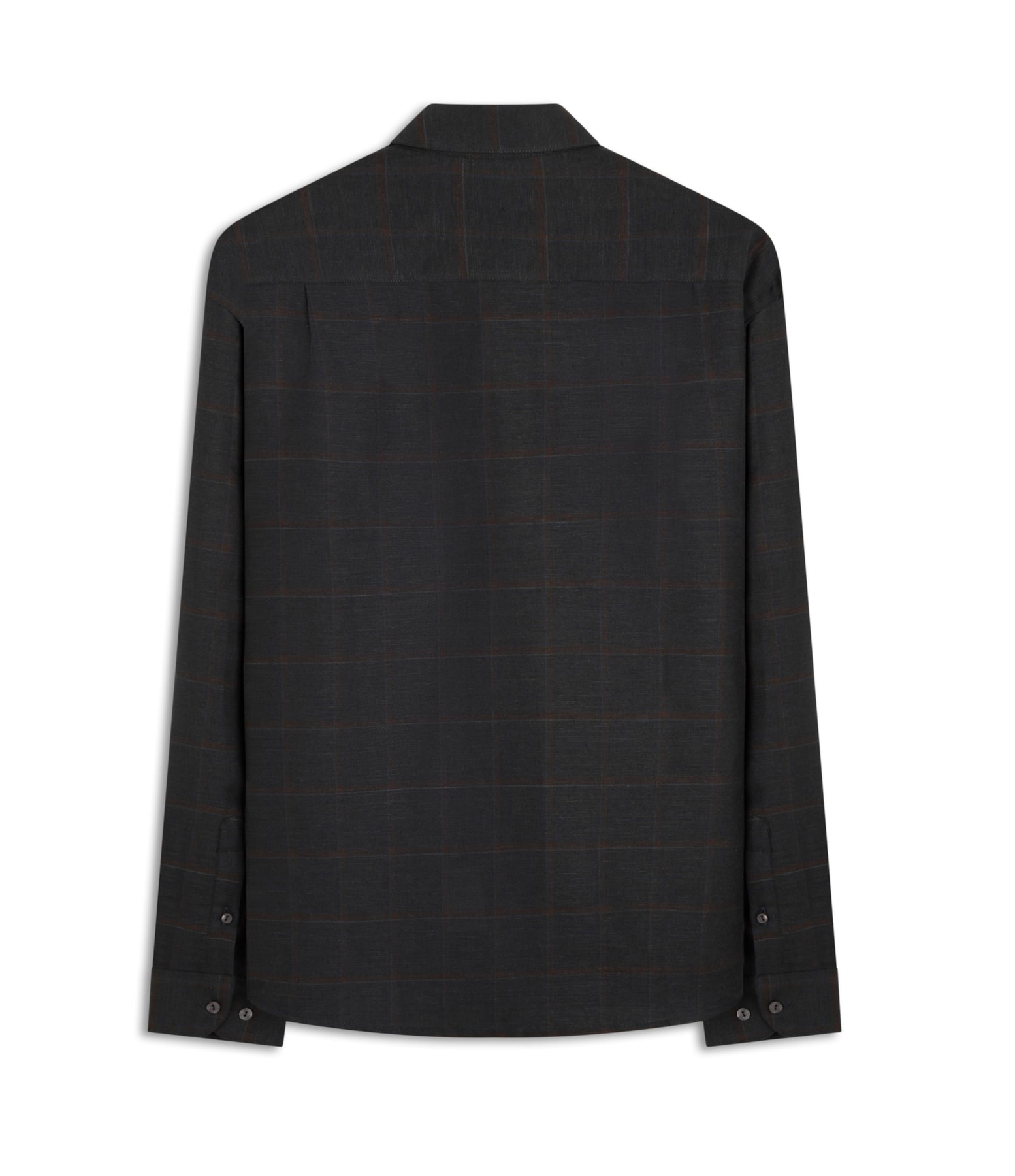 Camisa Linho  Xadrez Henry Ml Dark Navy