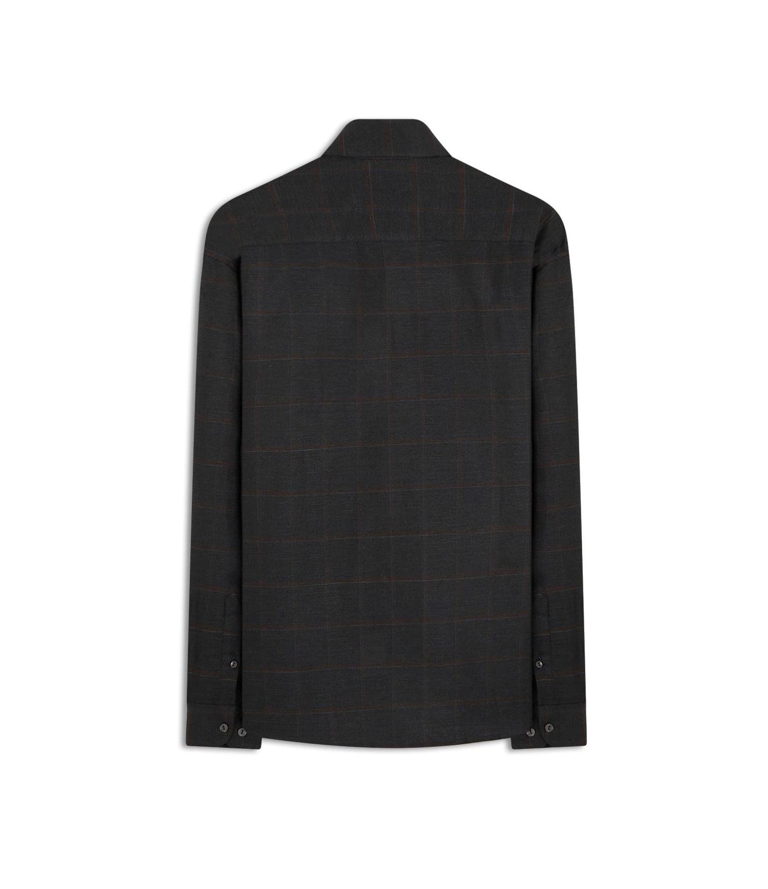 Camisa Linho  Xadrez Henry Ml Dark Navy
