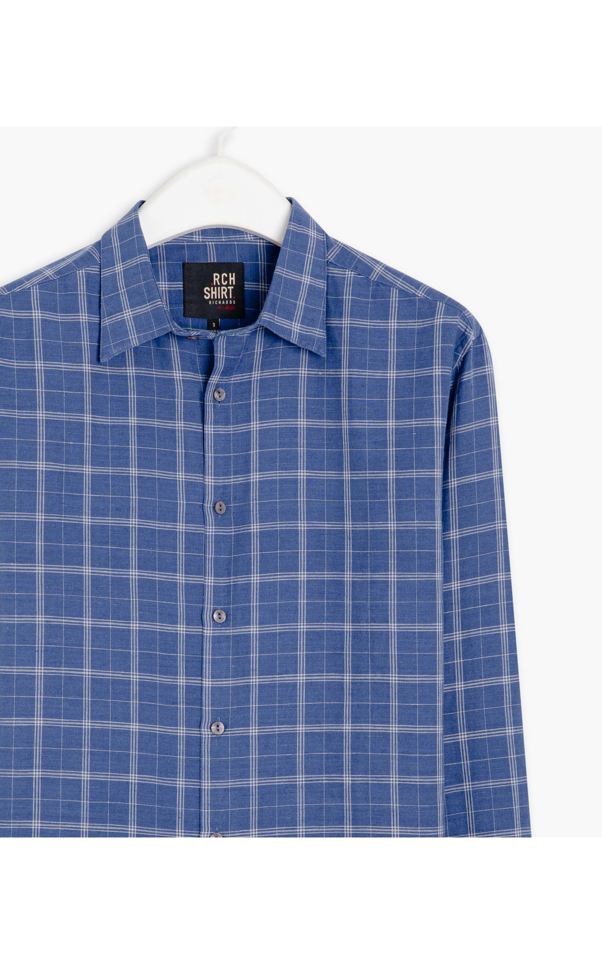 Camisa Linho  Xadrez Jerson Marinho