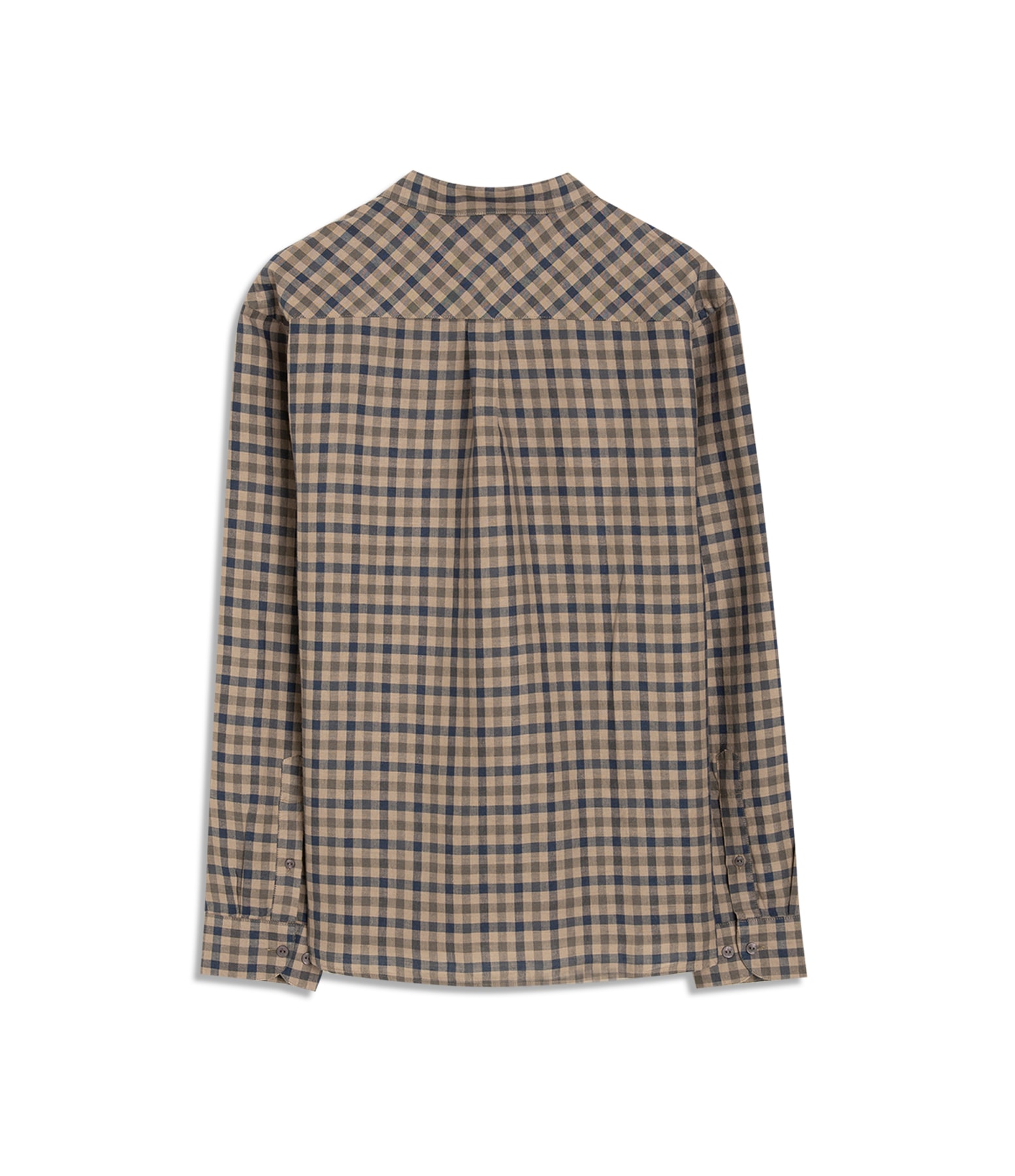 Camisa Linho  Xadrez Ml Dark Navy