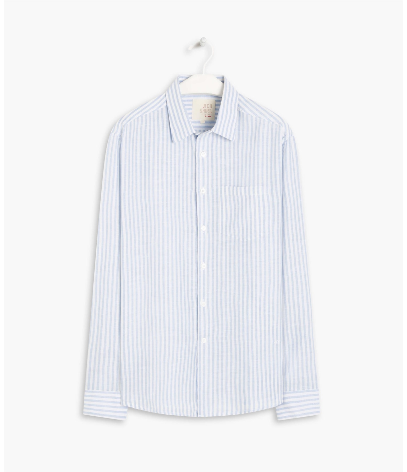 Camisa Linho  Xande Azul Claro