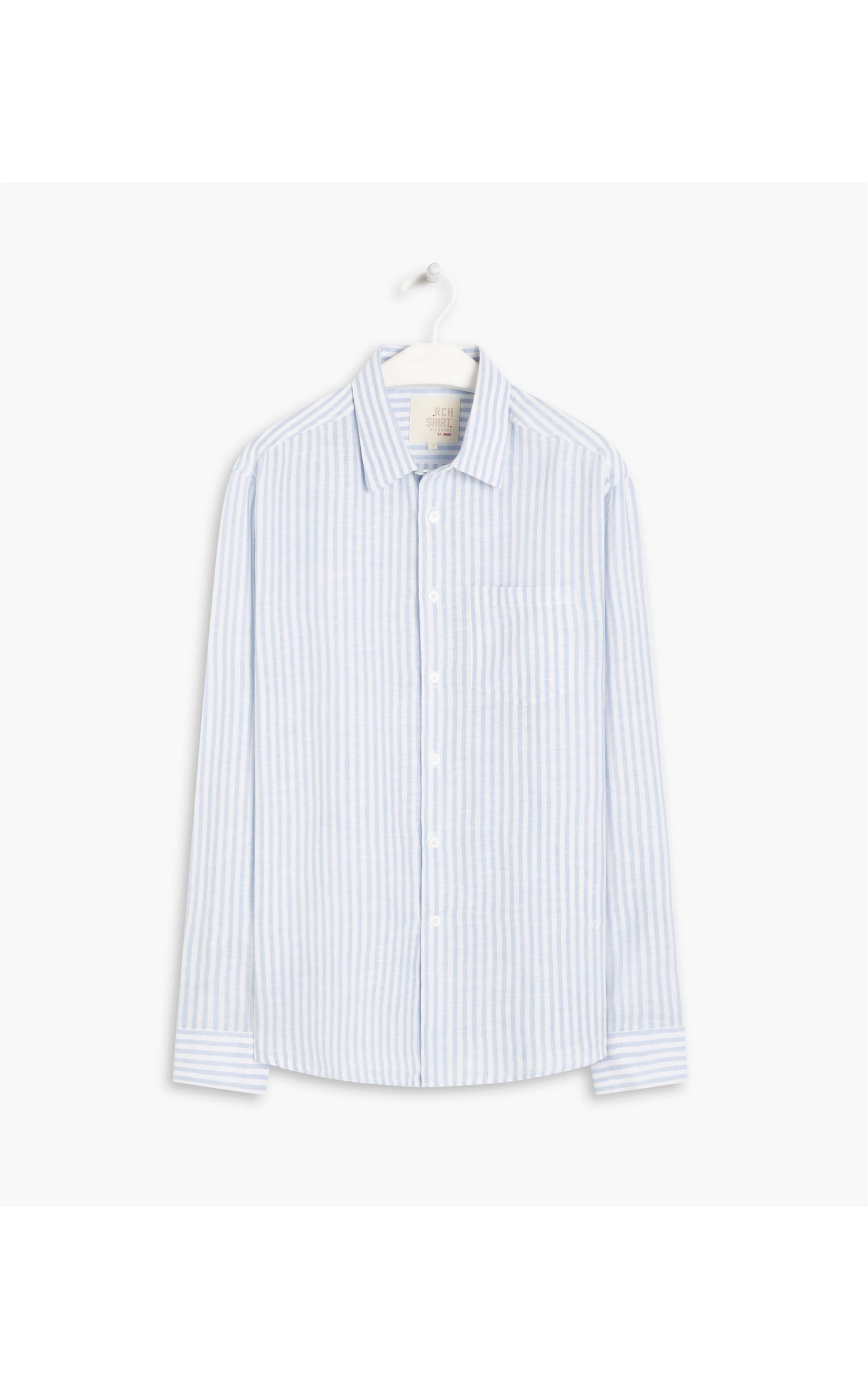 Camisa Linho  Xande Azul Claro