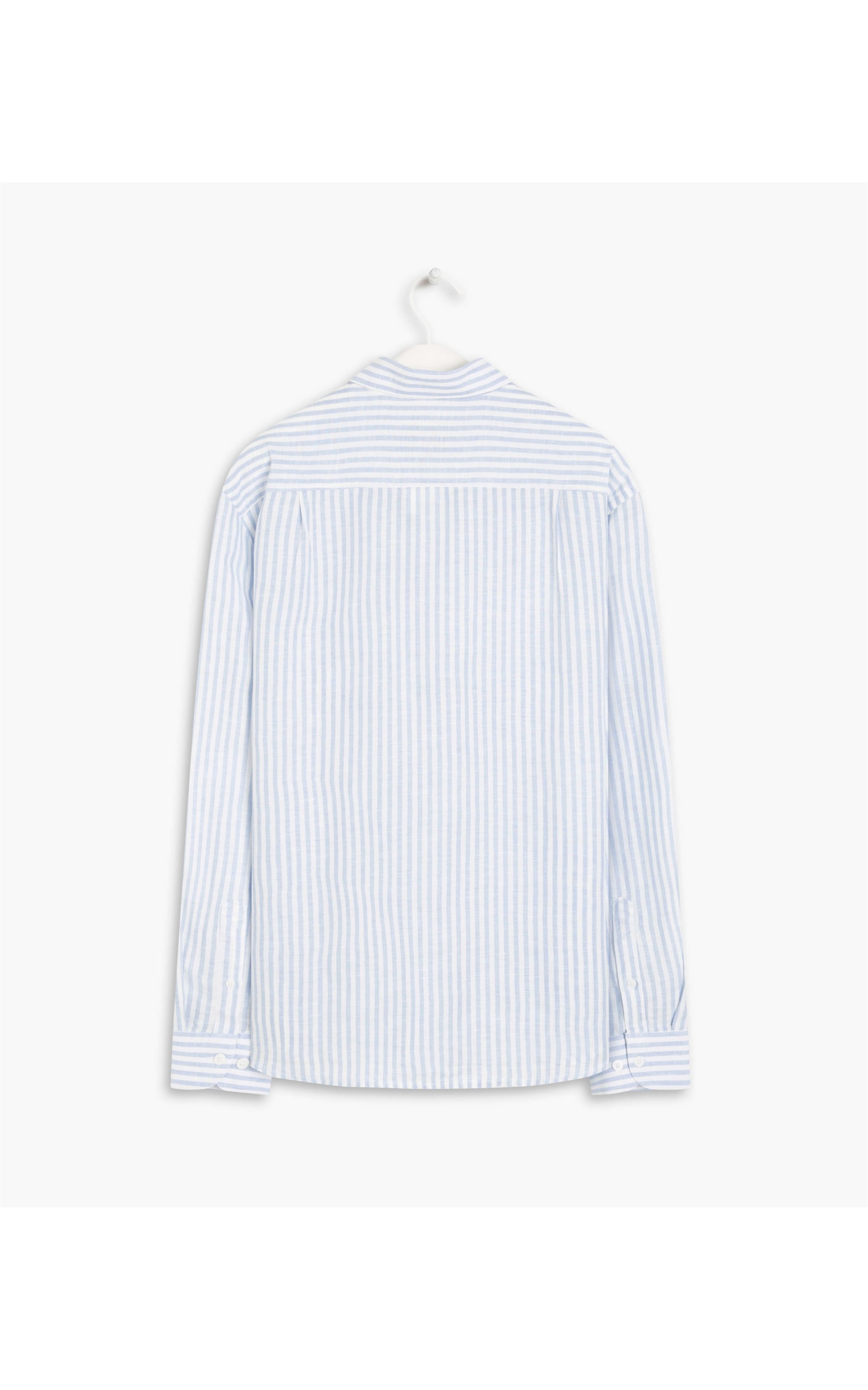 Camisa Linho  Xande Azul Claro