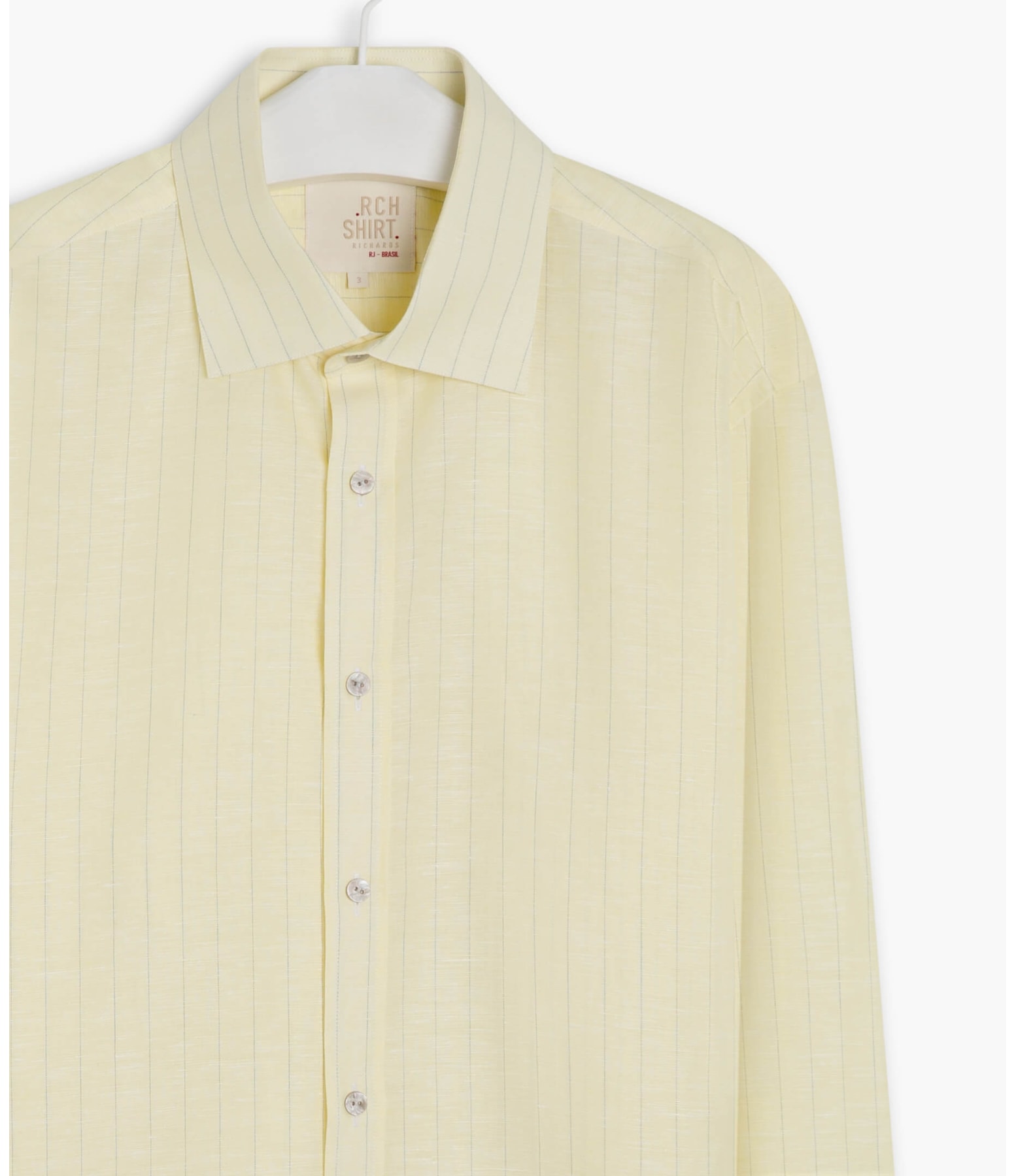 Camisa Linho  Yellow Types Amarelo
