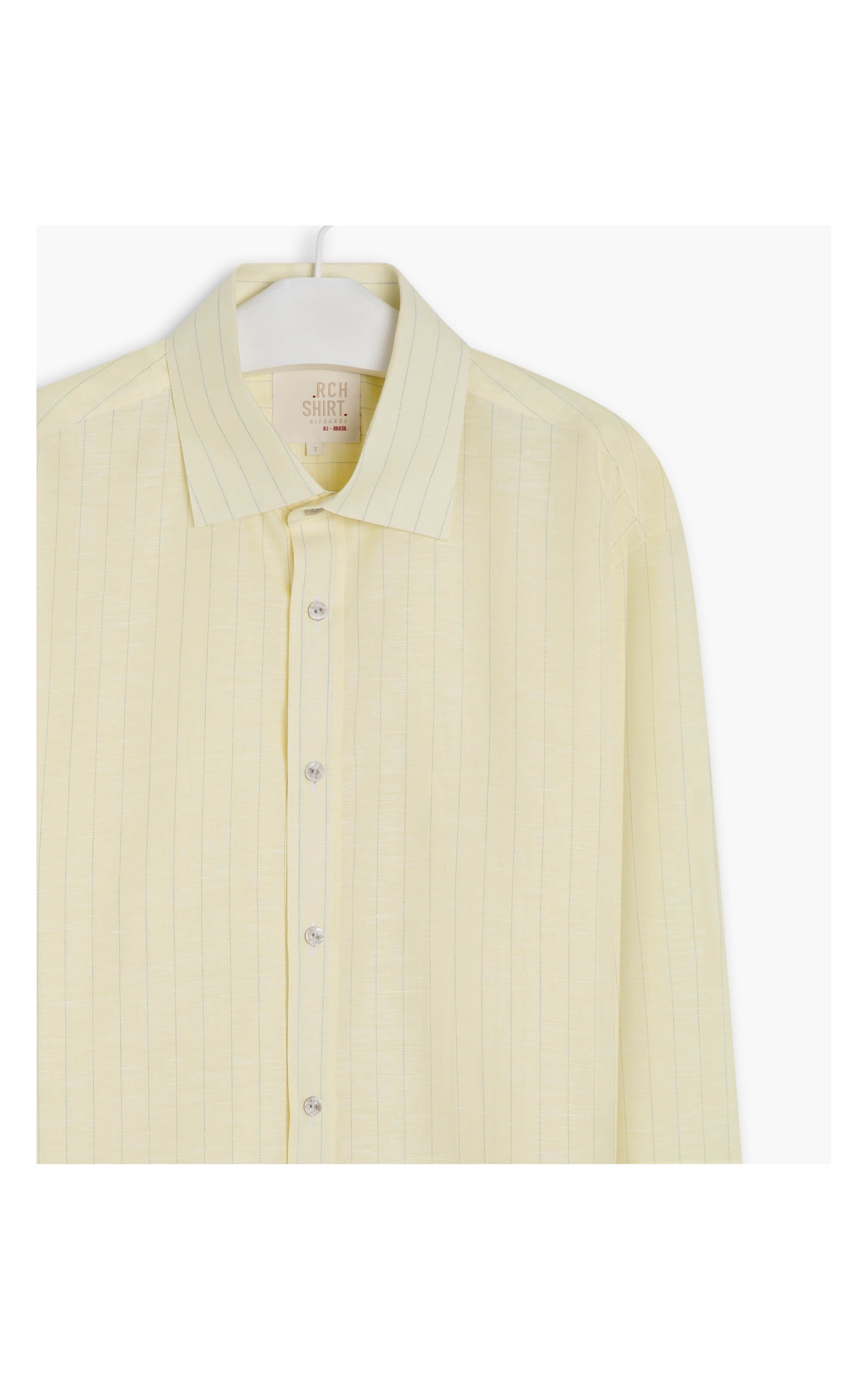 Camisa Linho  Yellow Types Amarelo
