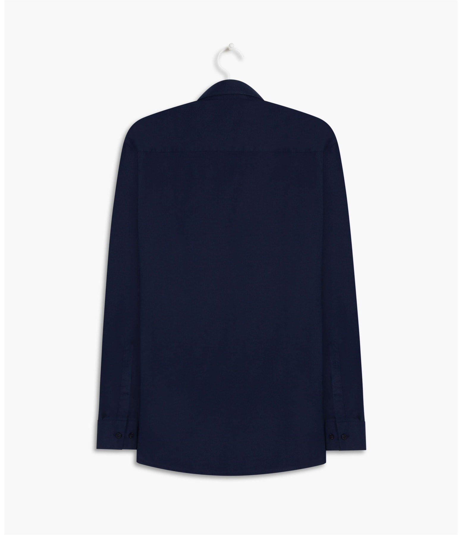Camisa Lisa Stretch Lisa Ml Dark Navy