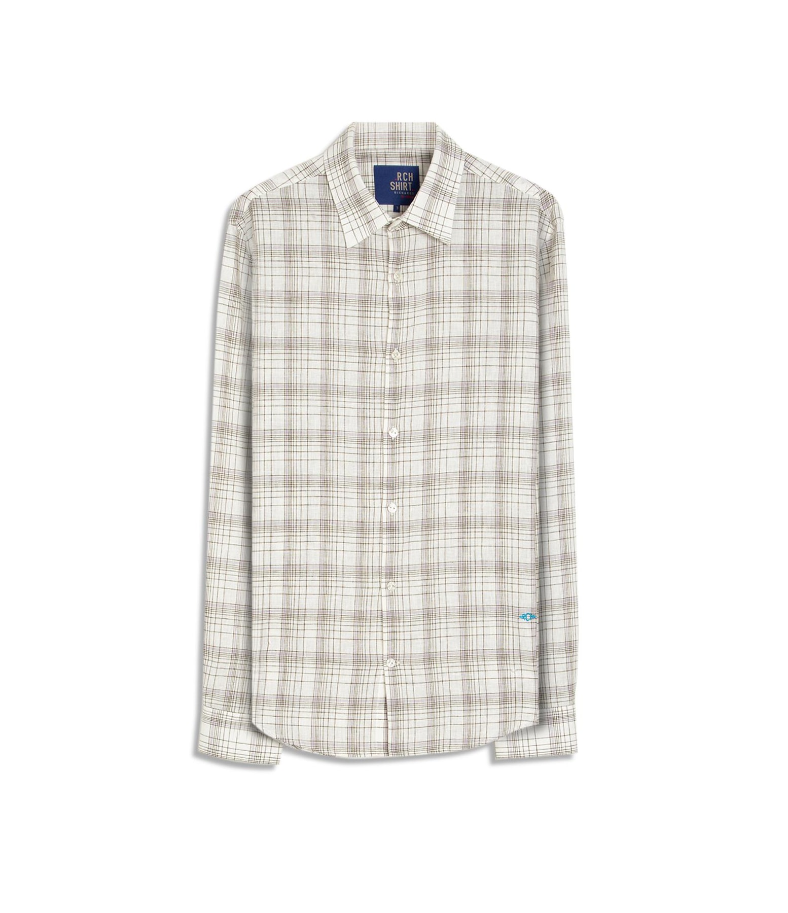Camisa Long Linho Blend Ryan Cinza Claro