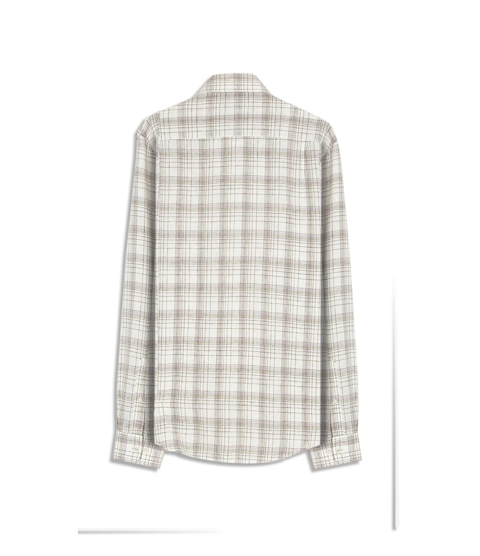 Camisa Long Linho Blend Ryan Cinza Claro
