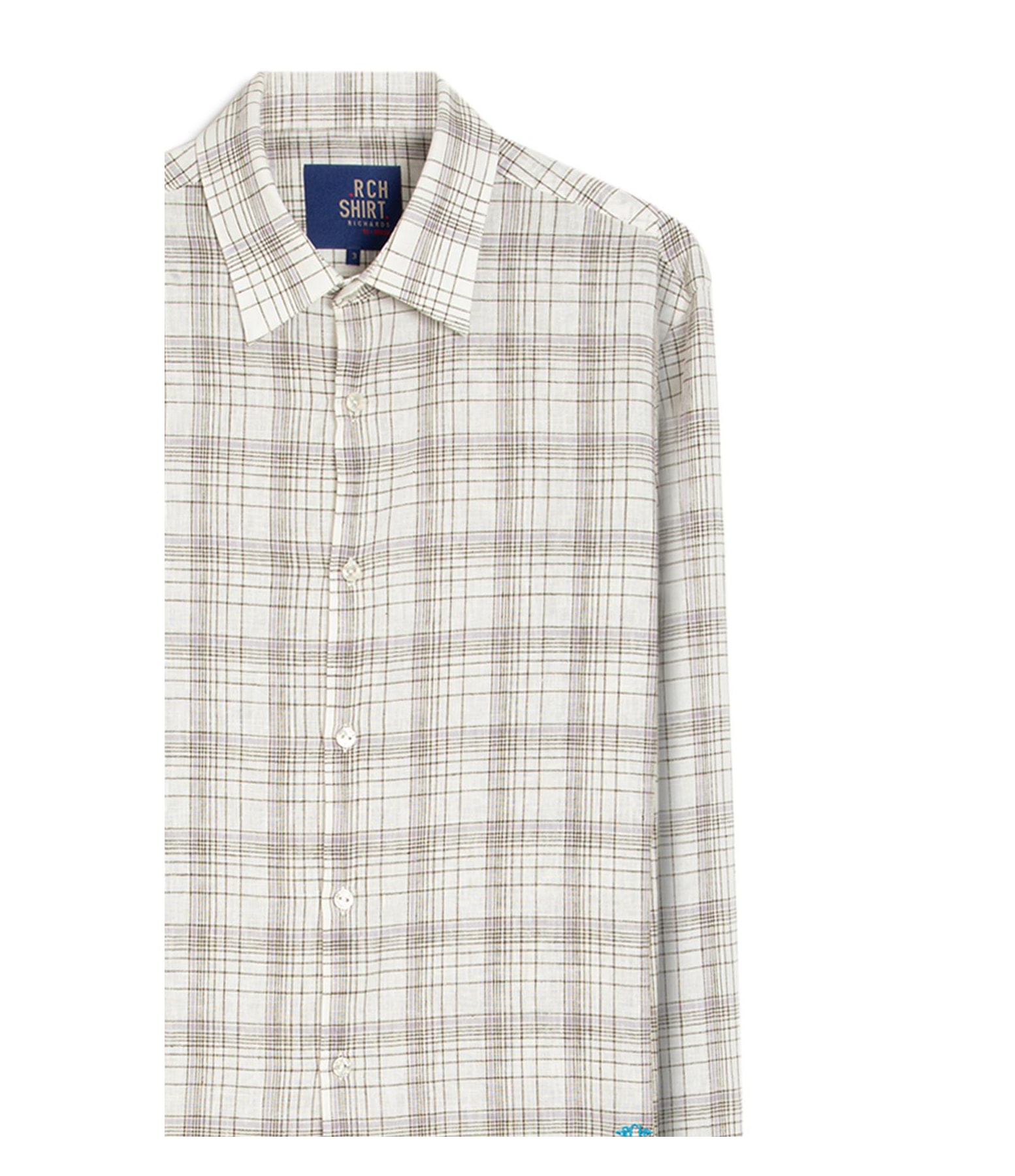 Camisa Long Linho Blend Ryan Cinza Claro