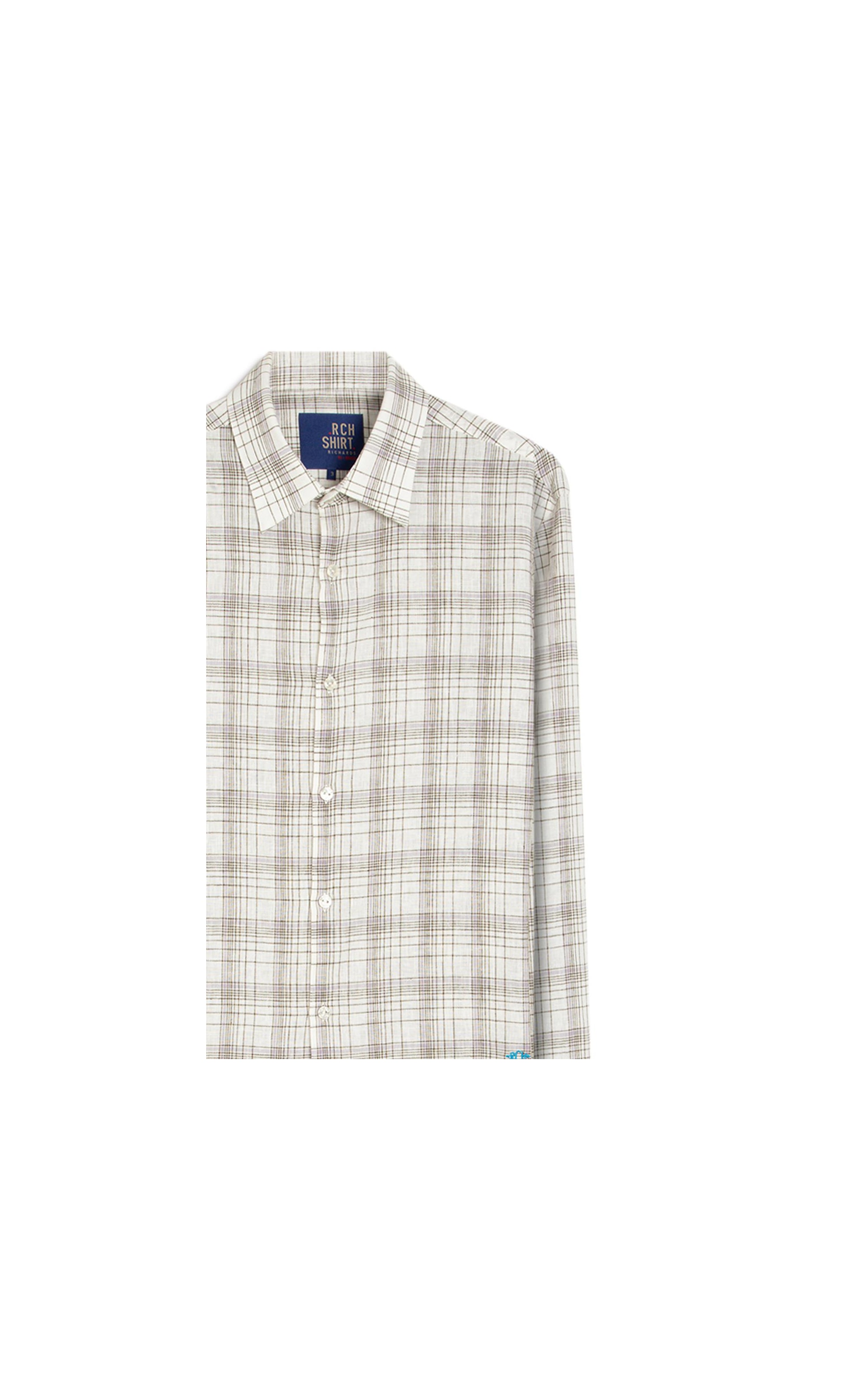 Camisa Long Linho Blend Ryan Cinza Claro