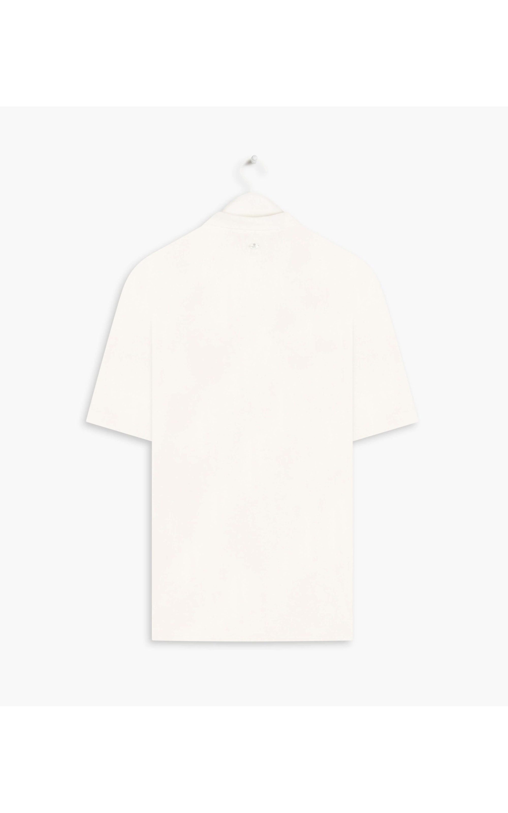 Camisa Loose Piquet Jacob Off White