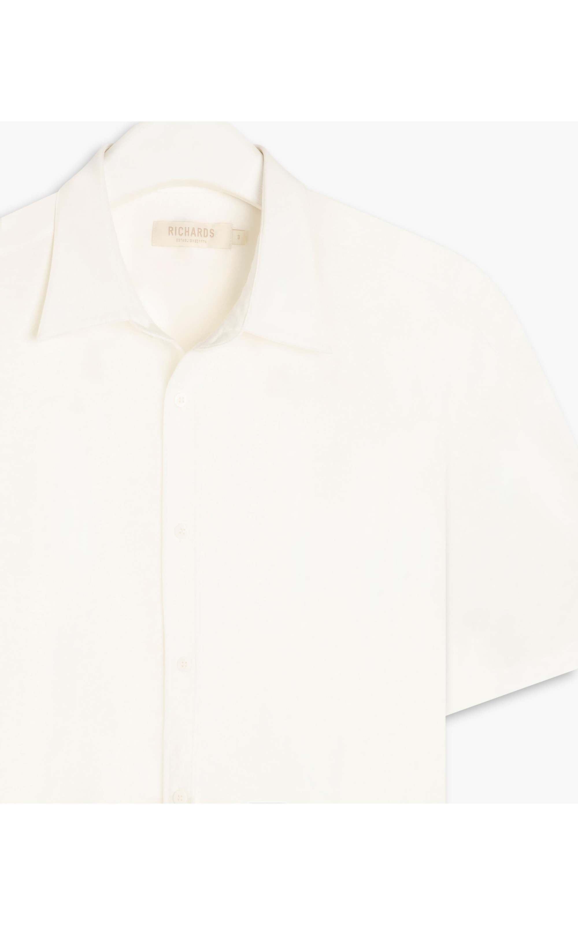 Camisa Loose Piquet Jacob Off White