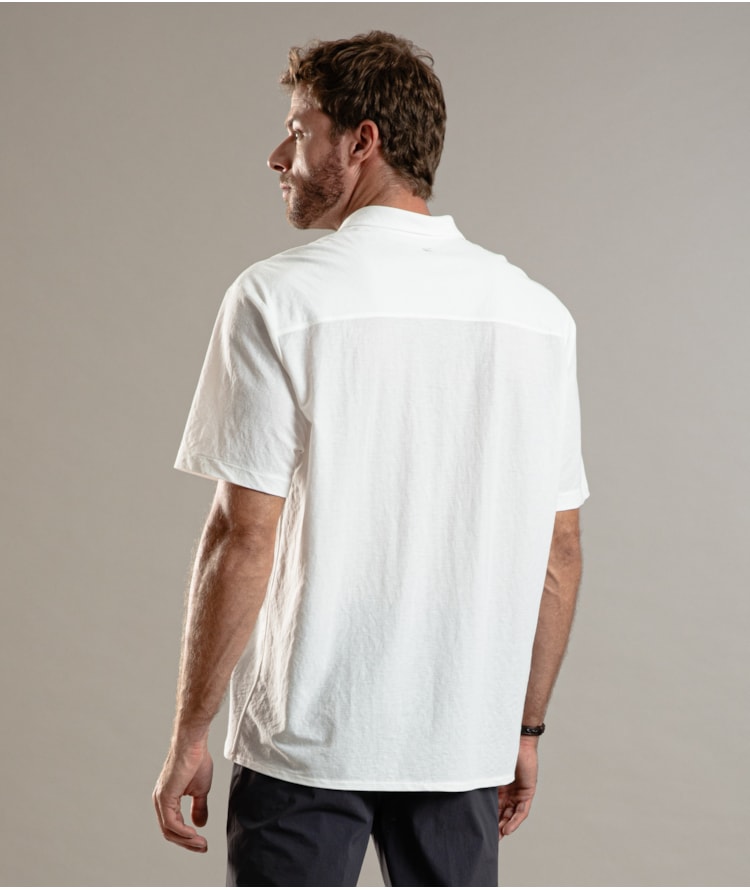 Camisa Loose Piquet Jacob Off White