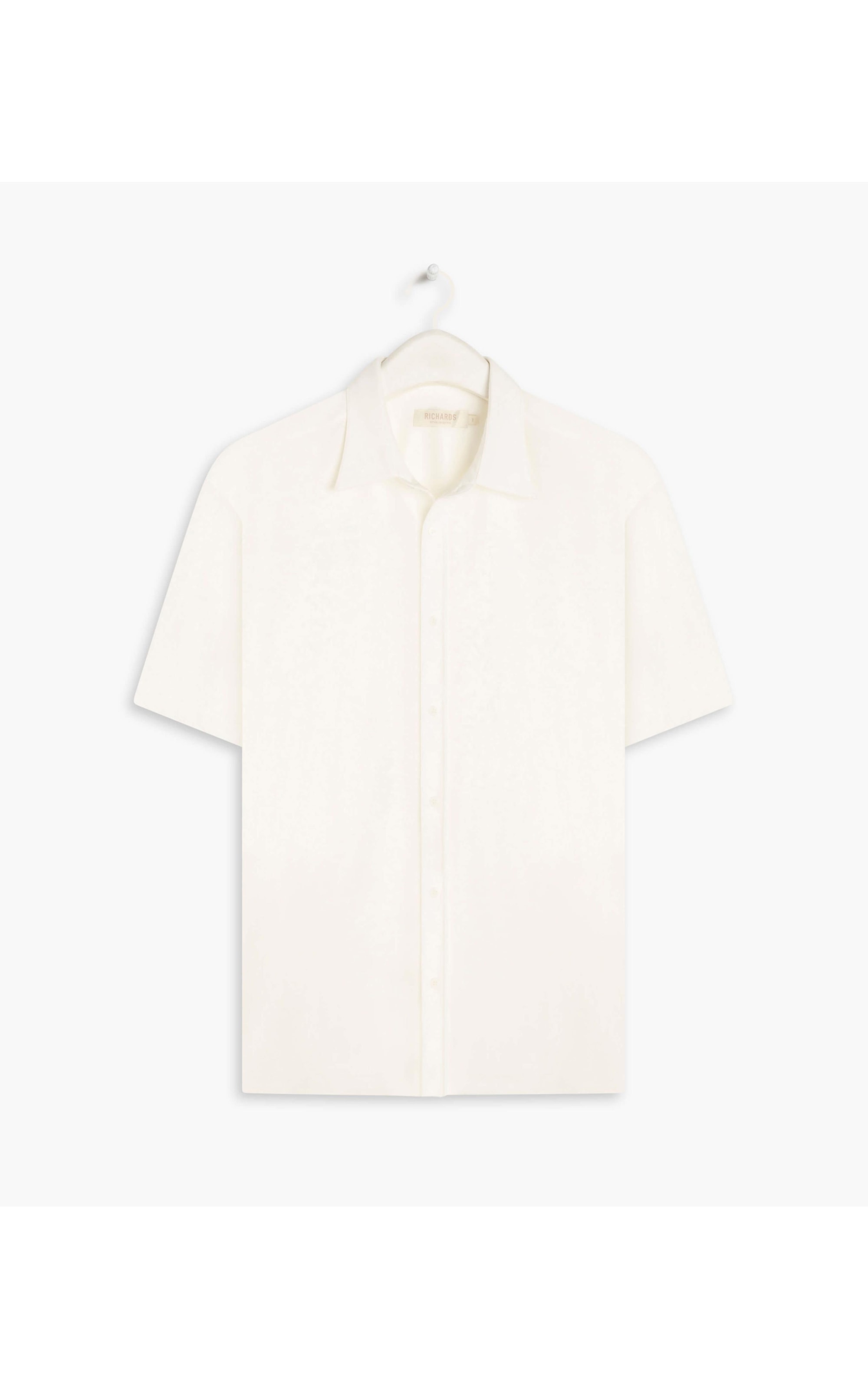 Camisa Loose Piquet Jacob Off White