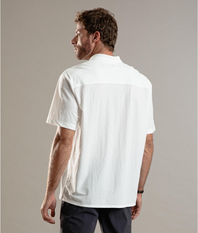 Camisa Loose Piquet Jacob Off White
