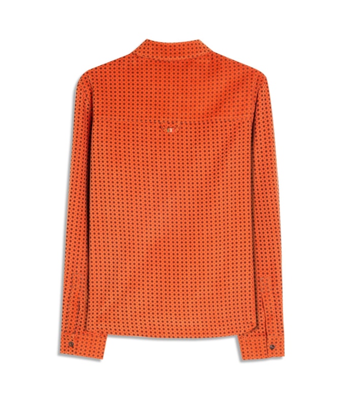 Camisa Loren Algodao Laranja