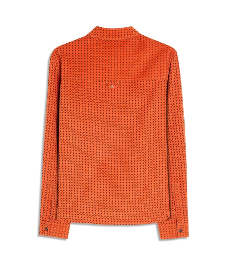 Camisa Loren Algodao Laranja