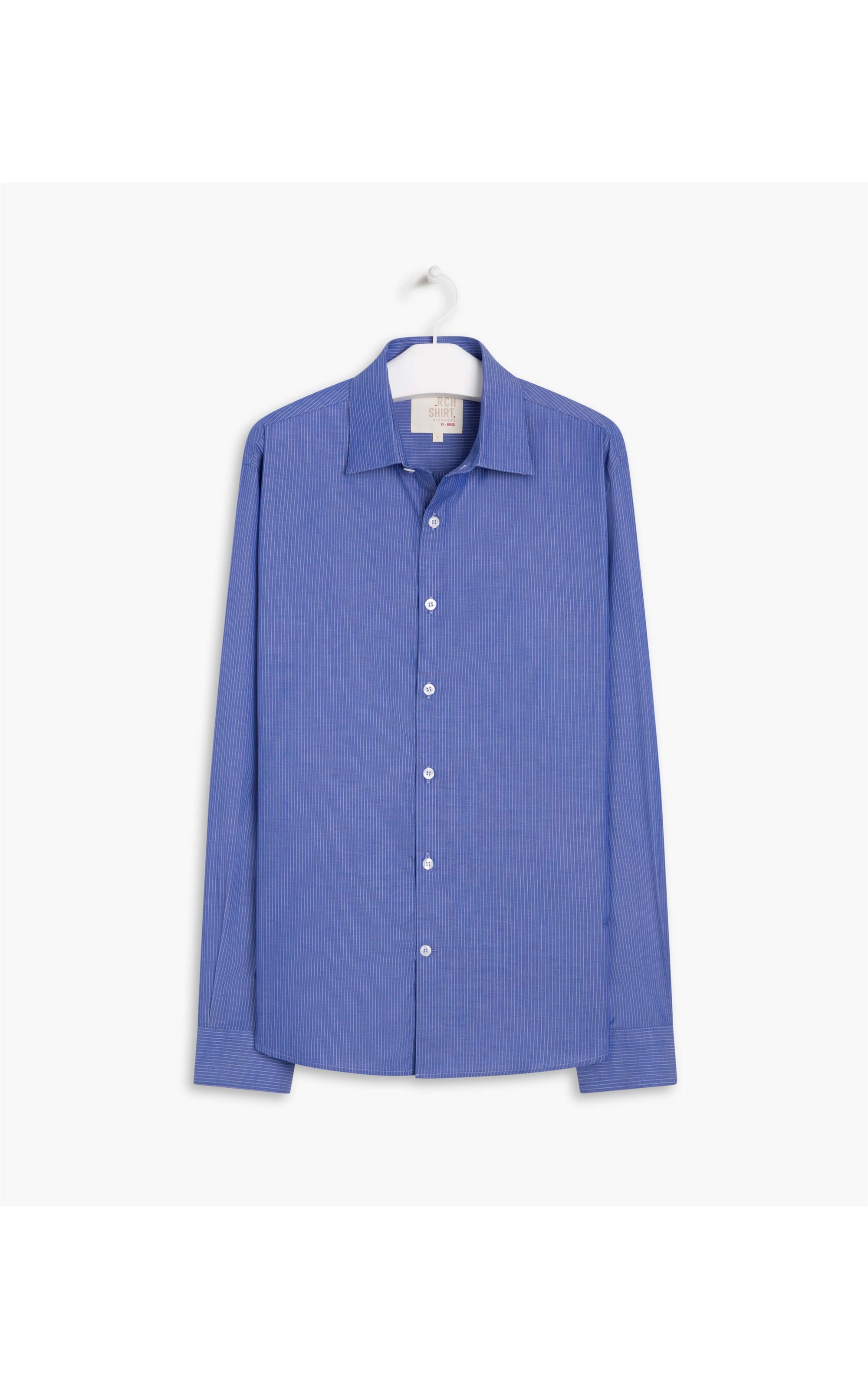 Camisa Luan Traveller Listrado Ml Azul Bic