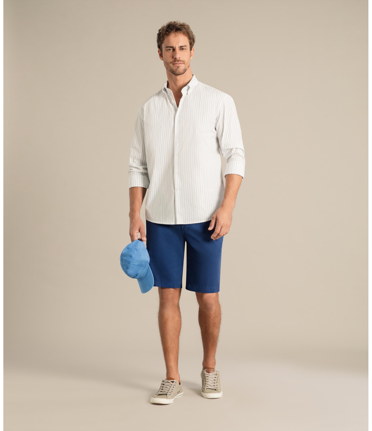 Camisa Lycra Matira Ml Azul Bic