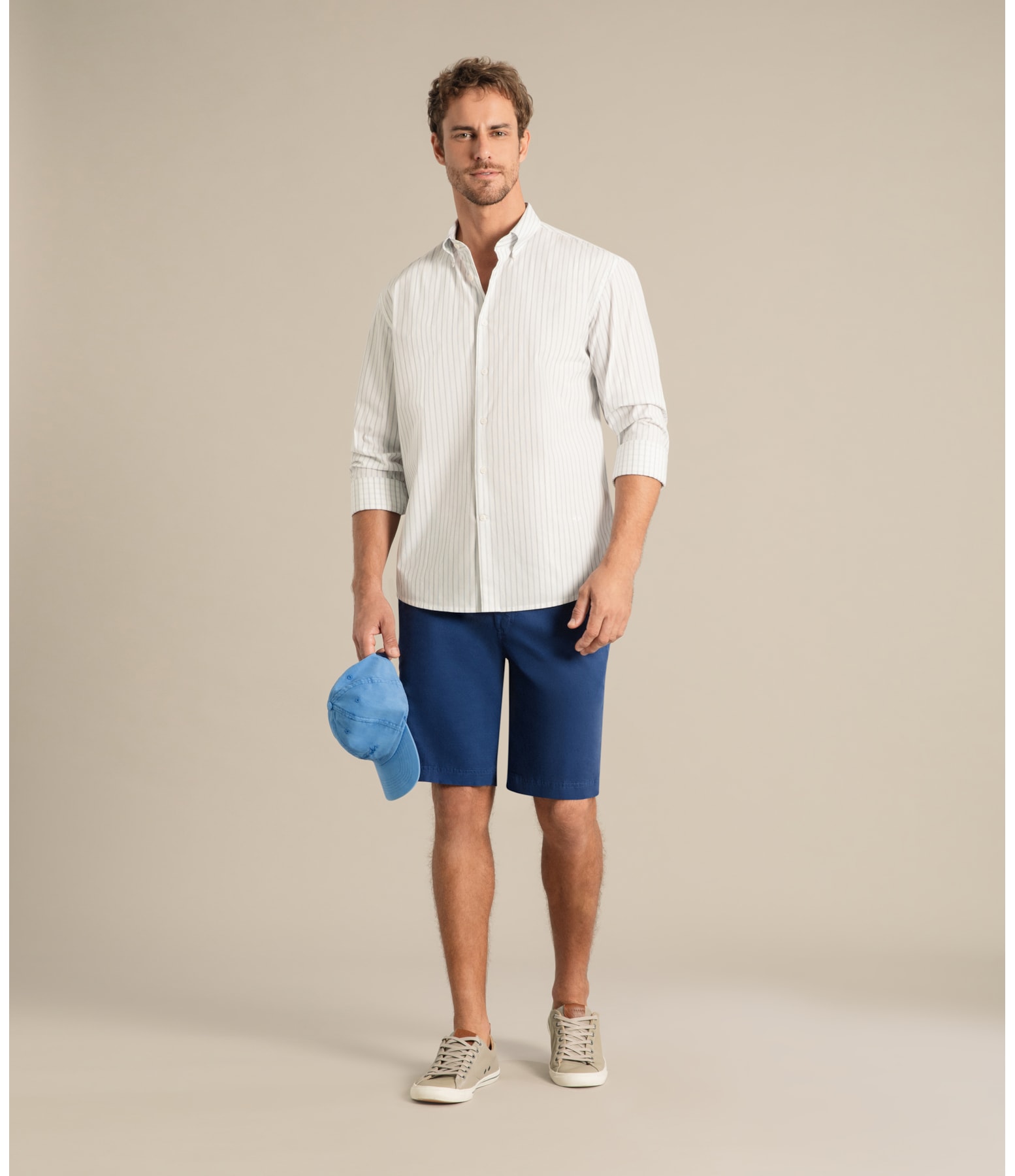 Camisa Lycra Matira Ml Azul Bic