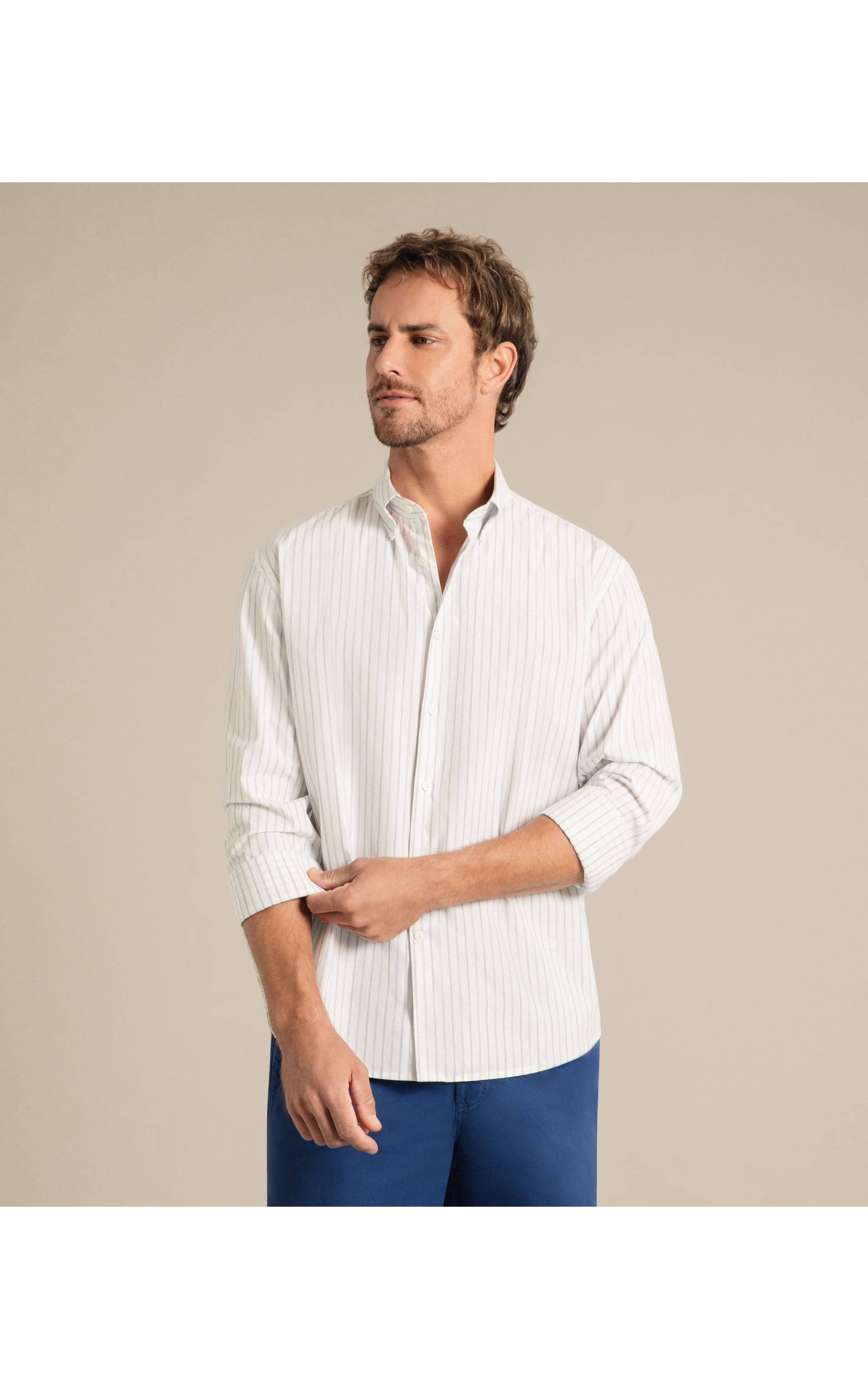 Camisa Lycra Matira Ml Azul Bic