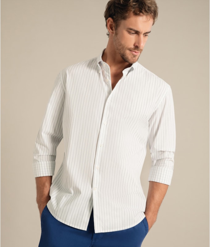 Camisa Lycra Matira Ml Azul Bic