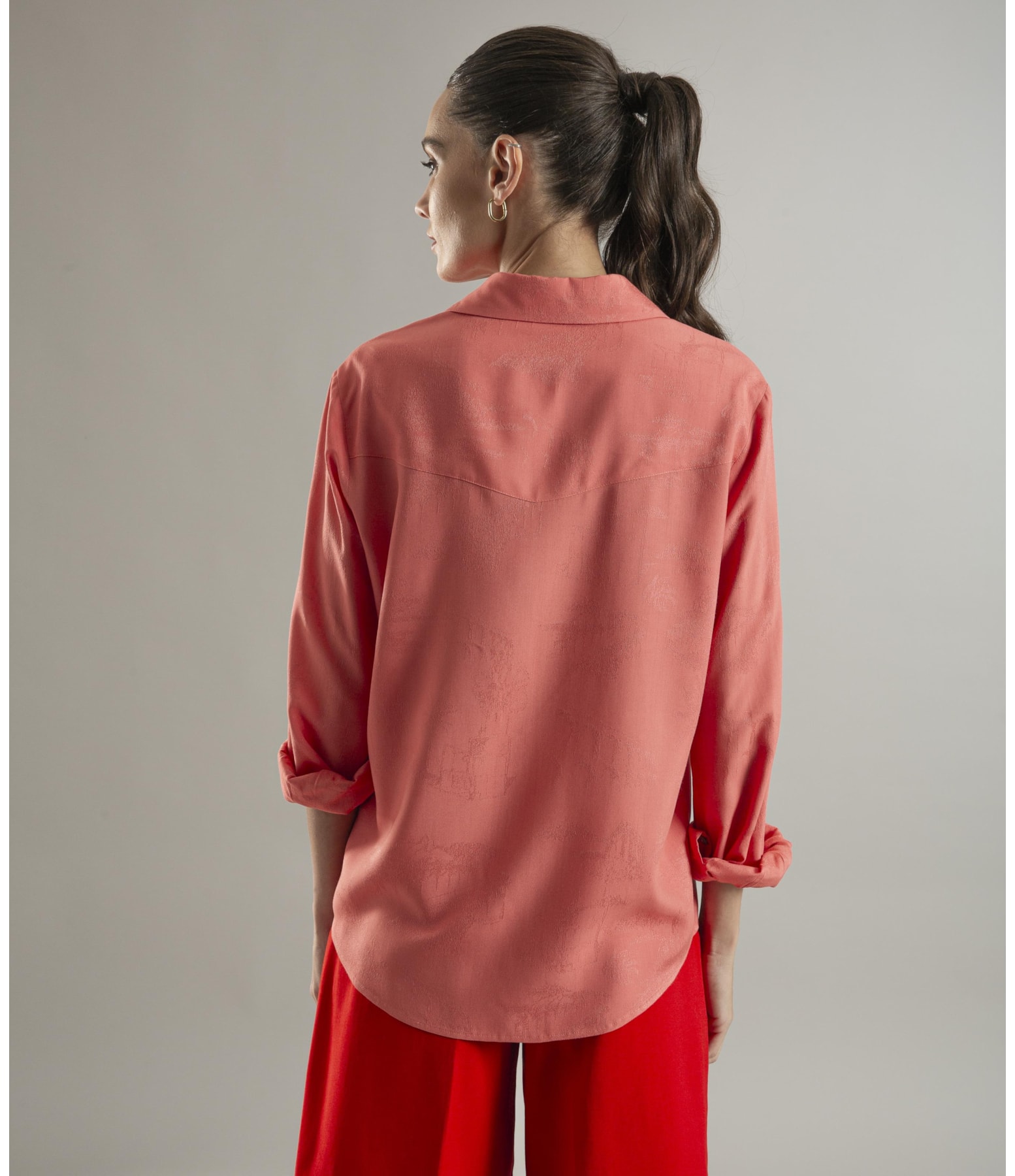 Camisa Magnolia Jacquard Melancia