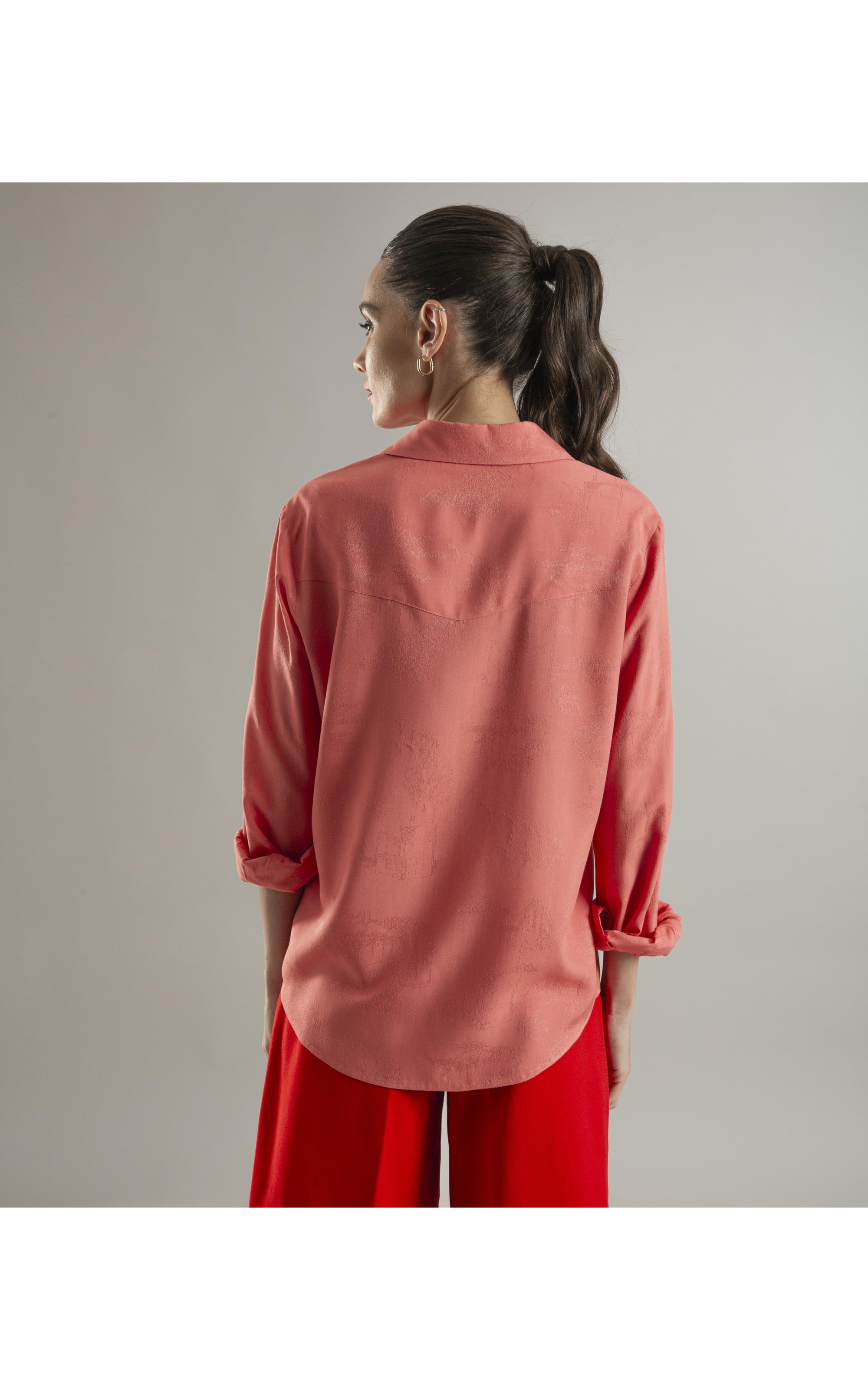Camisa Magnolia Jacquard Melancia