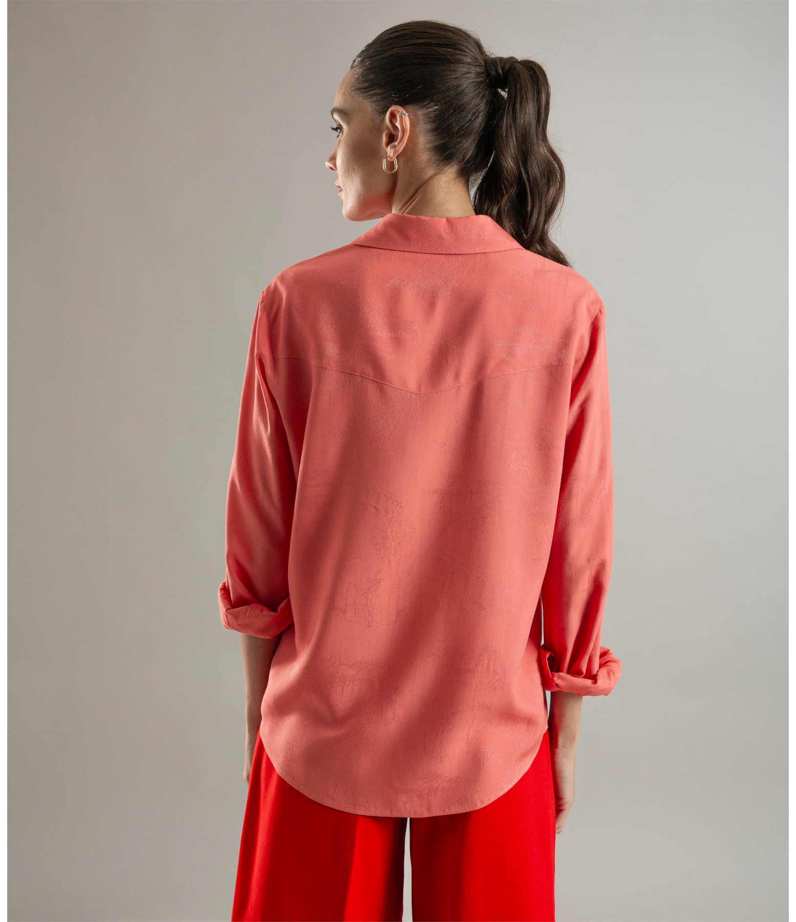 Camisa Magnolia Jacquard Melancia