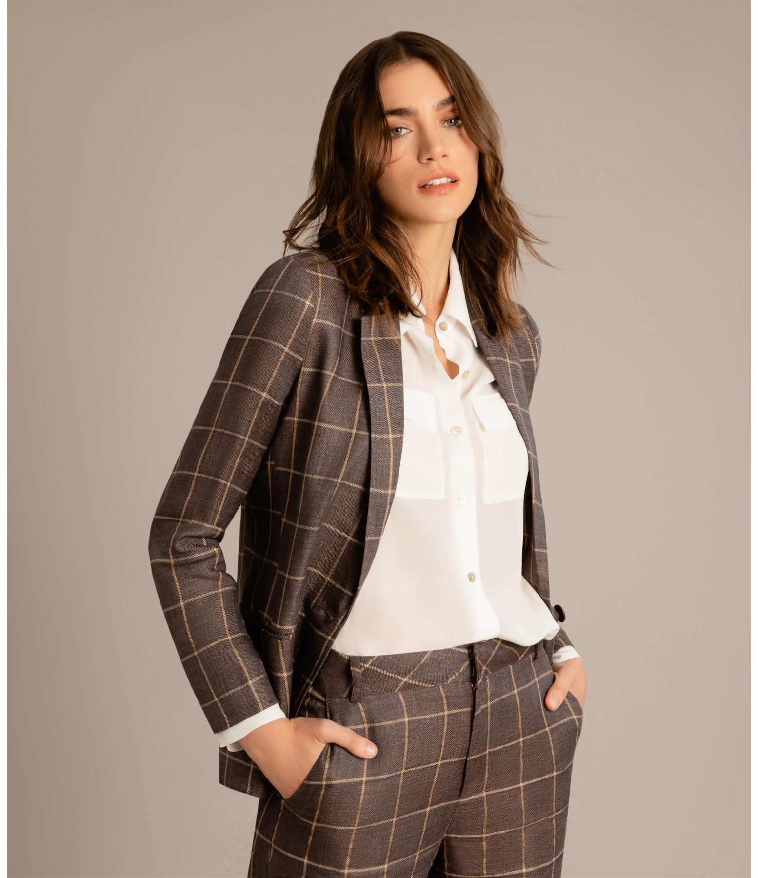Camisa Magnolia Seda Colors Off White