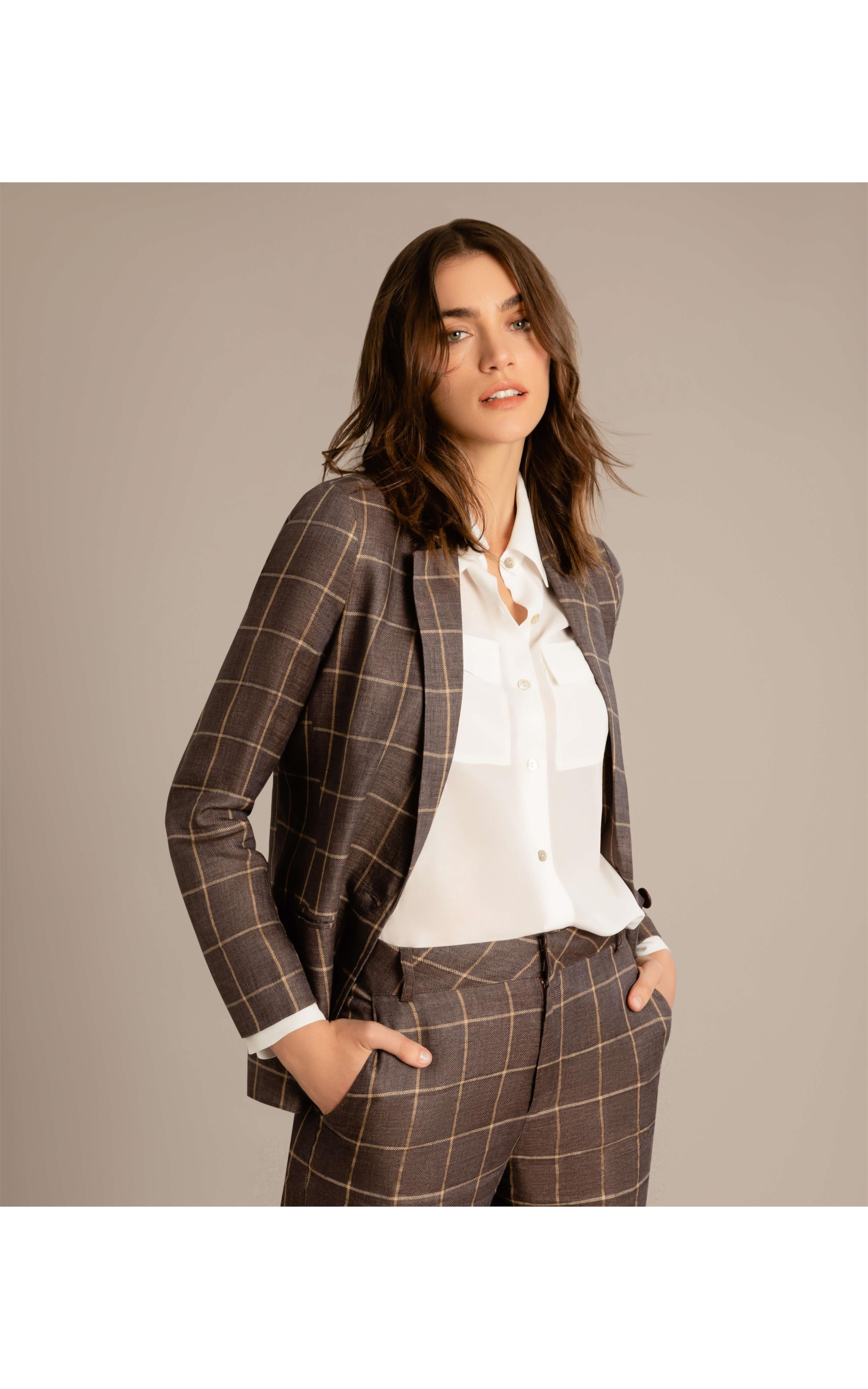 Camisa Magnolia Seda Colors Off White