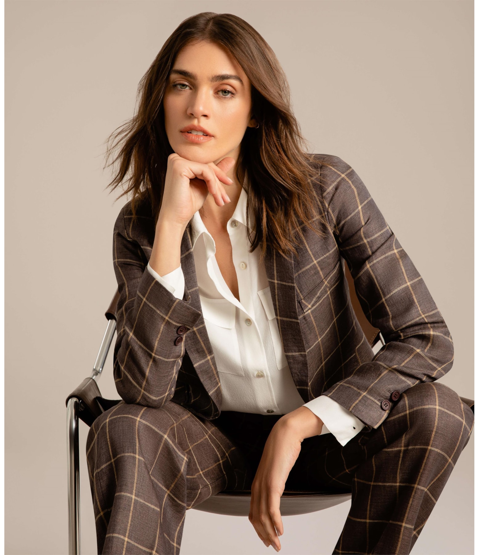 Camisa Magnolia Seda Colors Off White