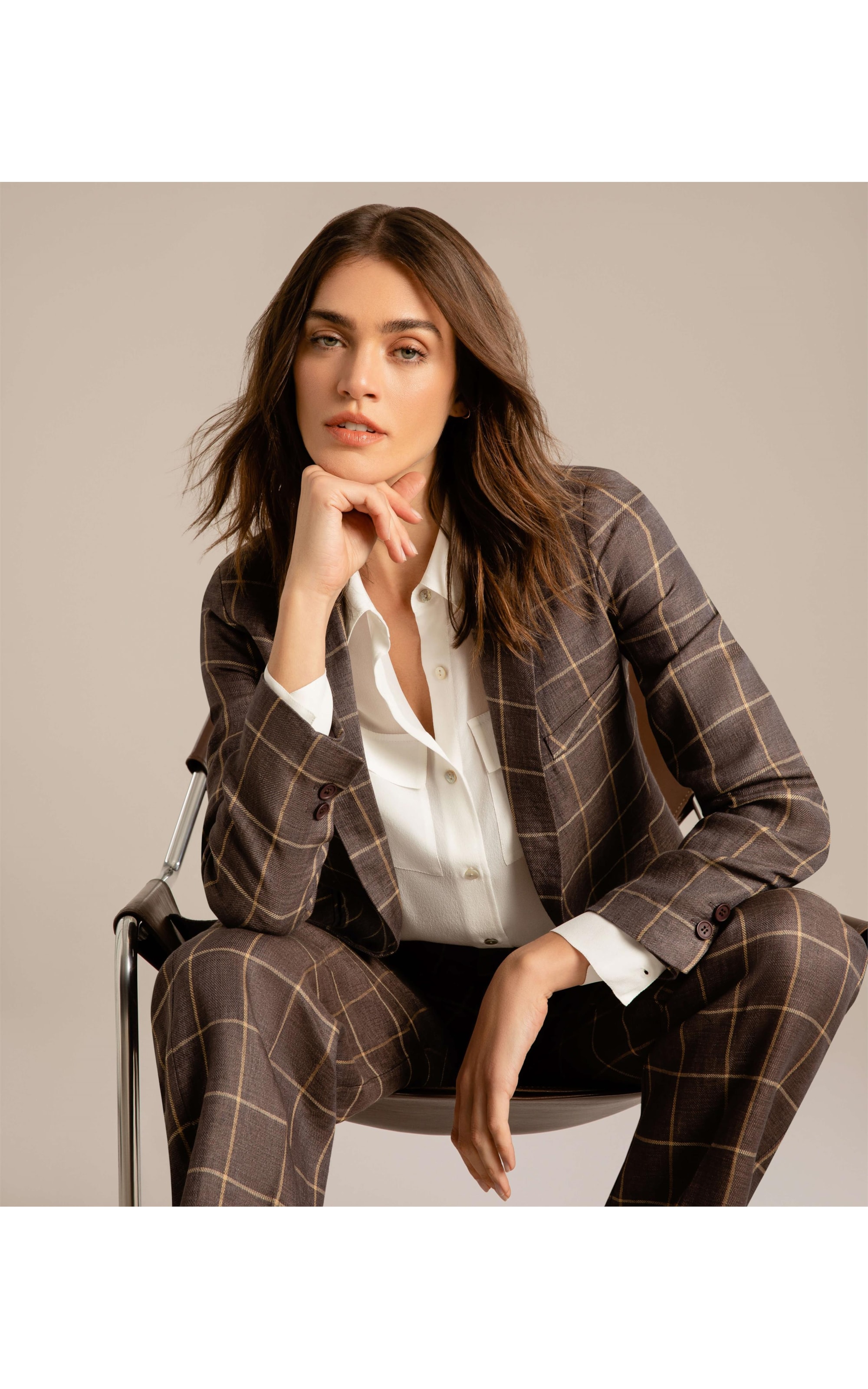 Camisa Magnolia Seda Colors Off White