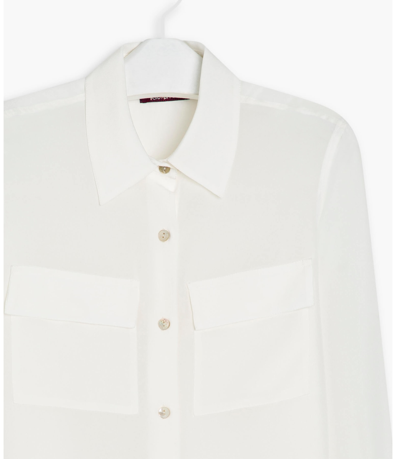 Camisa Magnolia Seda Colors Off White