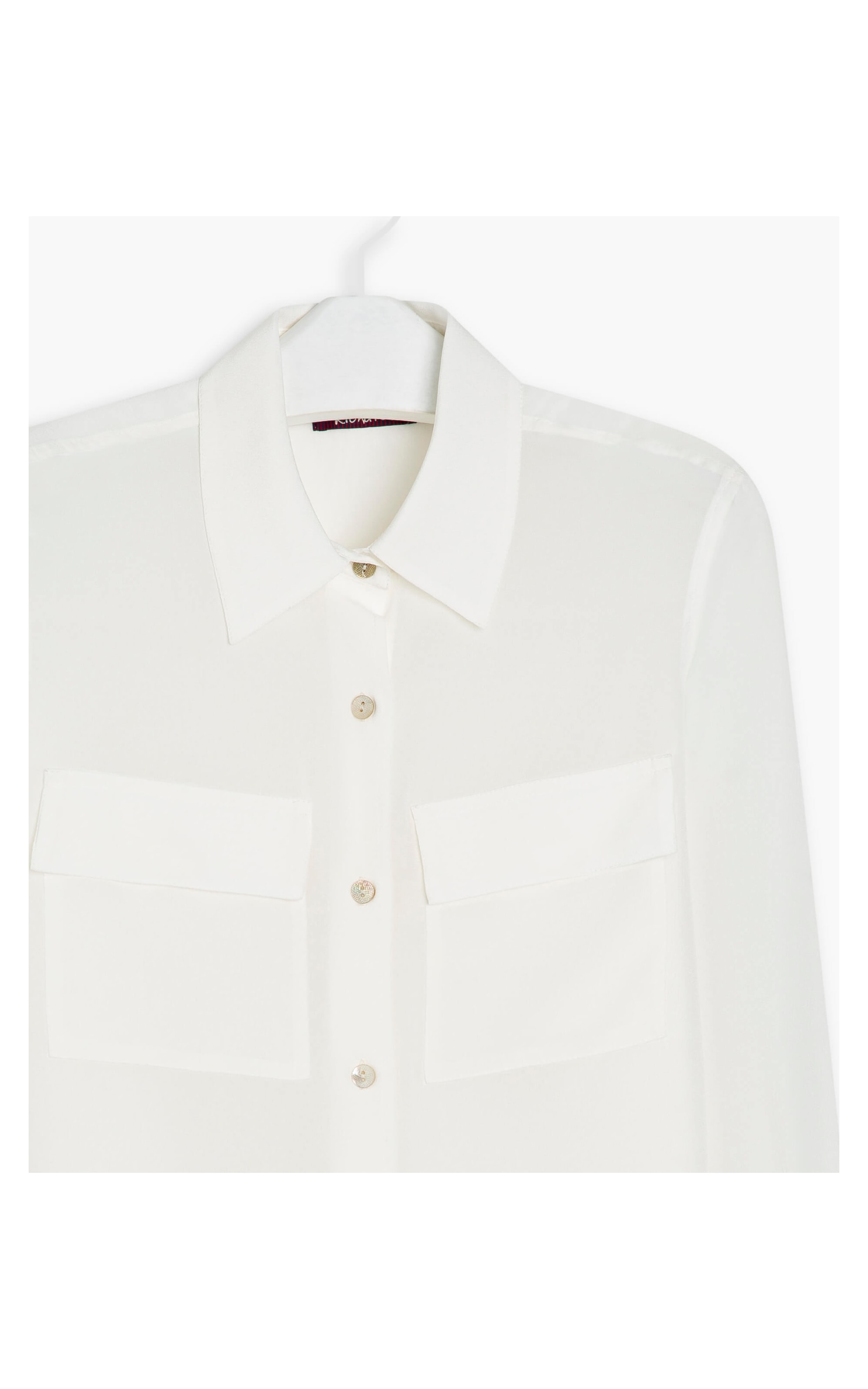 Camisa Magnolia Seda Colors Off White