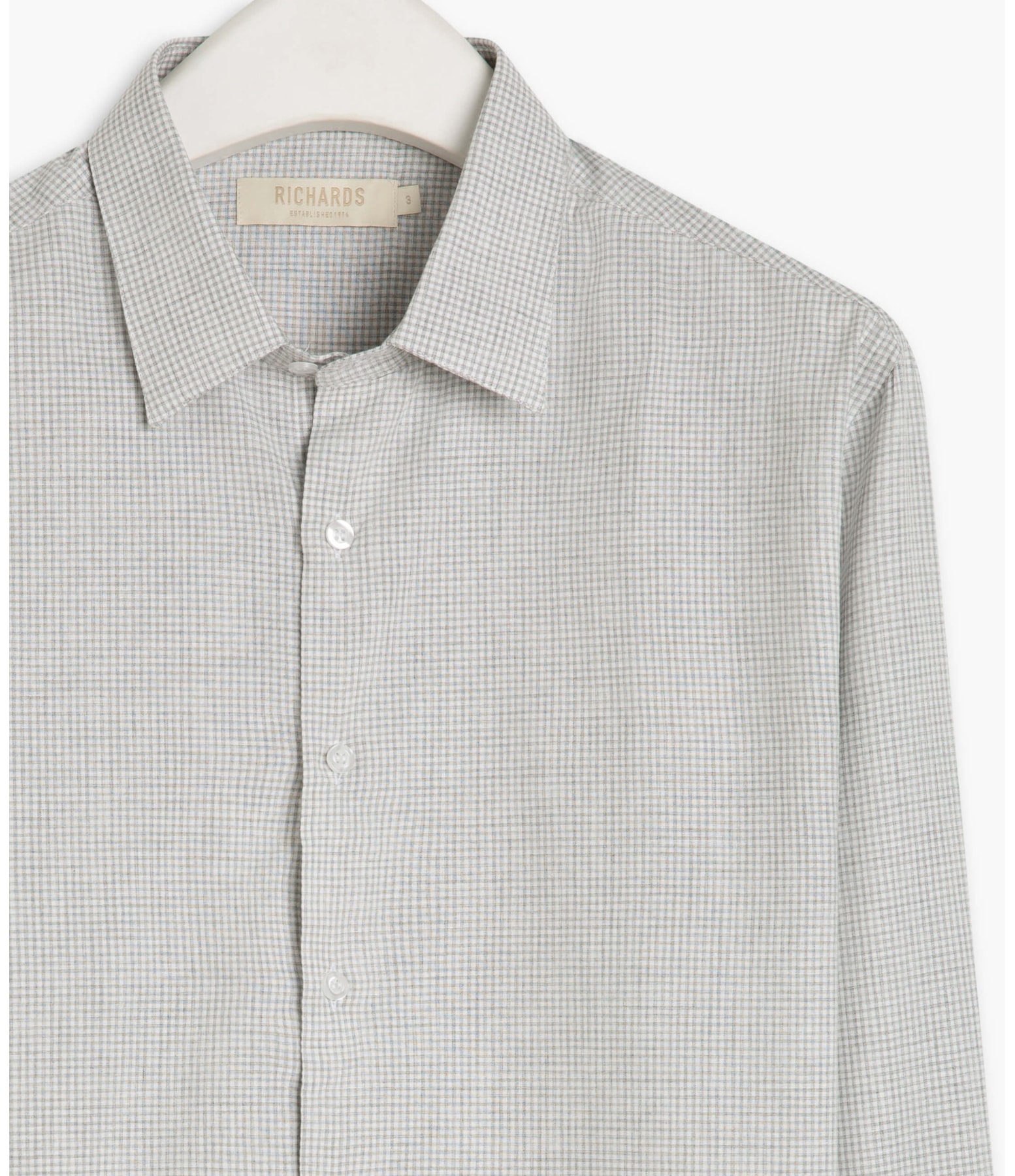 Camisa Makatea Ml Cinza Claro