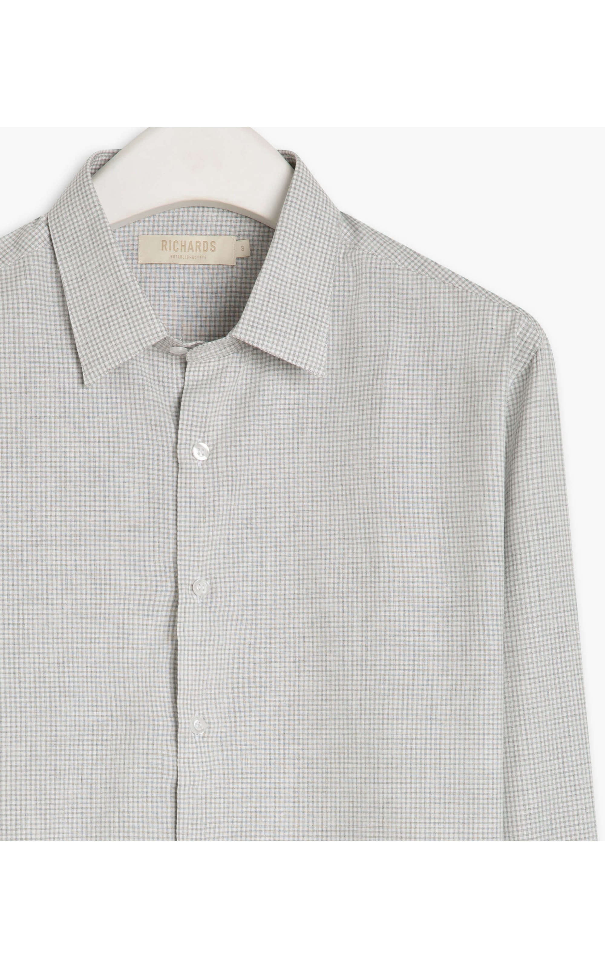 Camisa Makatea Ml Cinza Claro