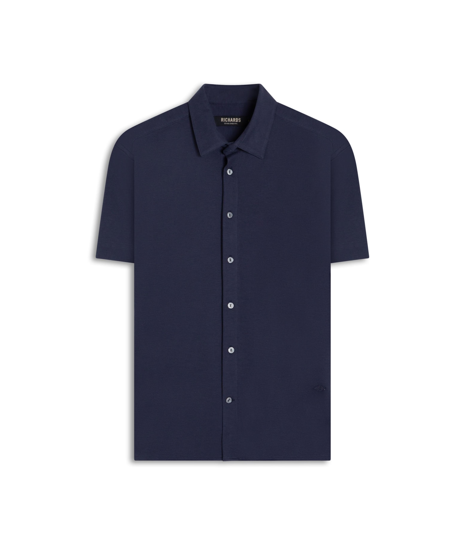 Camisa Malha Dotti Mc Dark Navy