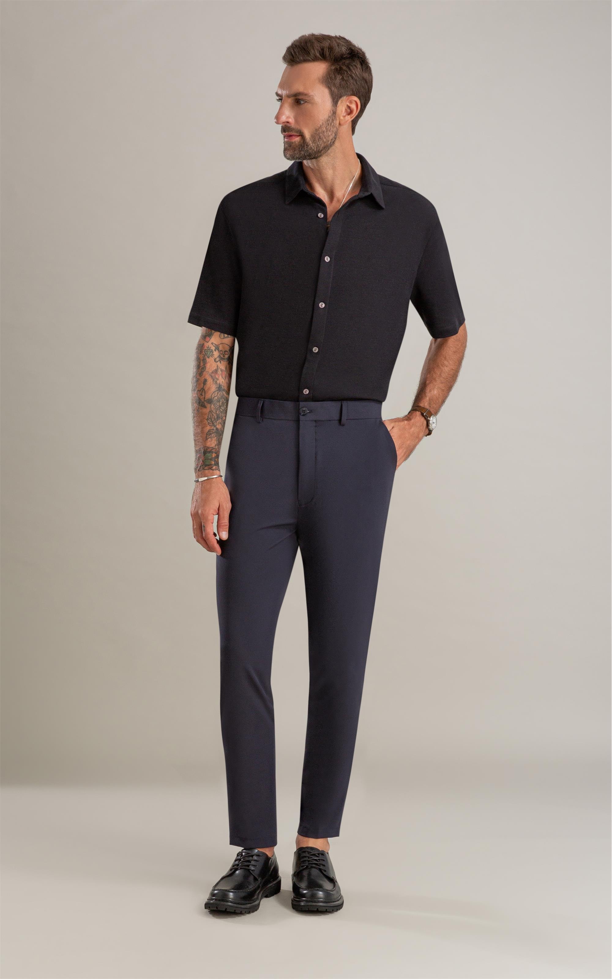 Camisa Malha Dotti Mc Preto