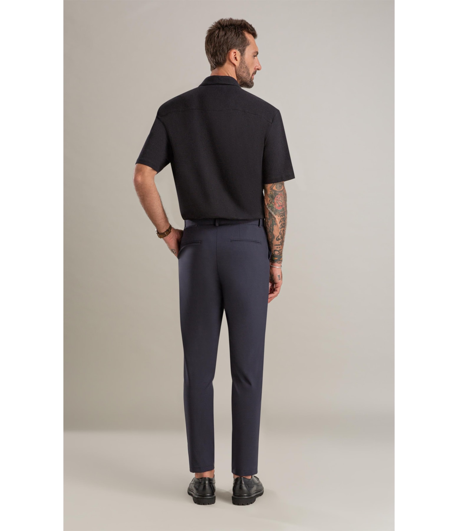 Camisa Malha Dotti Mc Preto